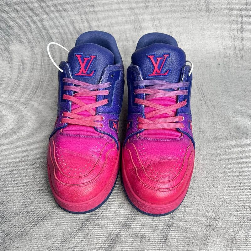Louis Vuitton Louis Vuitton Trainer Fashion Sneakers in Purple Pink -2508 Size US 8.5 / IT 38.5 - 2 Thumbnail