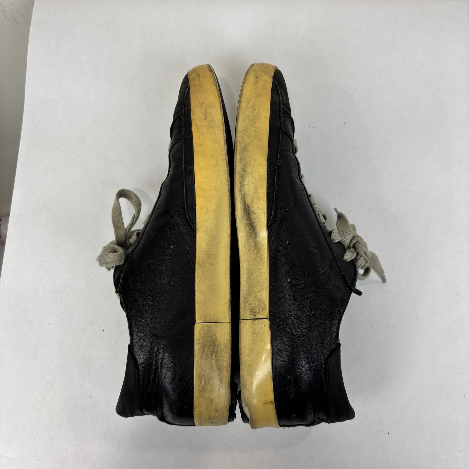 Golden Goose Golden Goose Superstar GGDB Black Leather Sneakers 42 US 9 Size US 9 / EU 42 - 7 Thumbnail