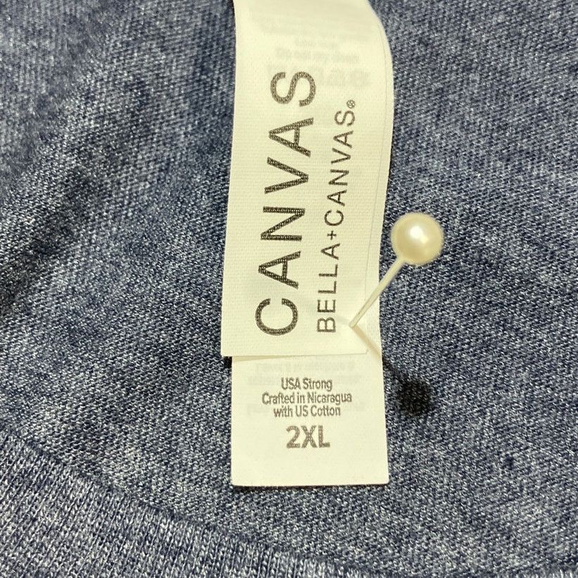 Canvas Blue Let’s Put the Crazy Away! Jersey Graphic T-shirt 2XL Size XXL / US 16-18 / IT 52-54 - 4 Thumbnail