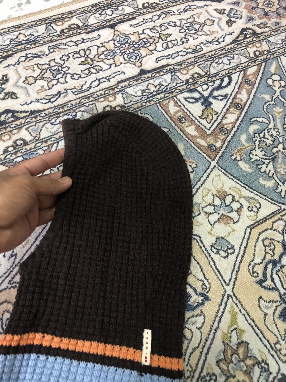 Marni × Uniqlo Rare❗️Marni x Uniqlo Popcorn Knit Blaclava Hats Size ONE SIZE - 7 Thumbnail