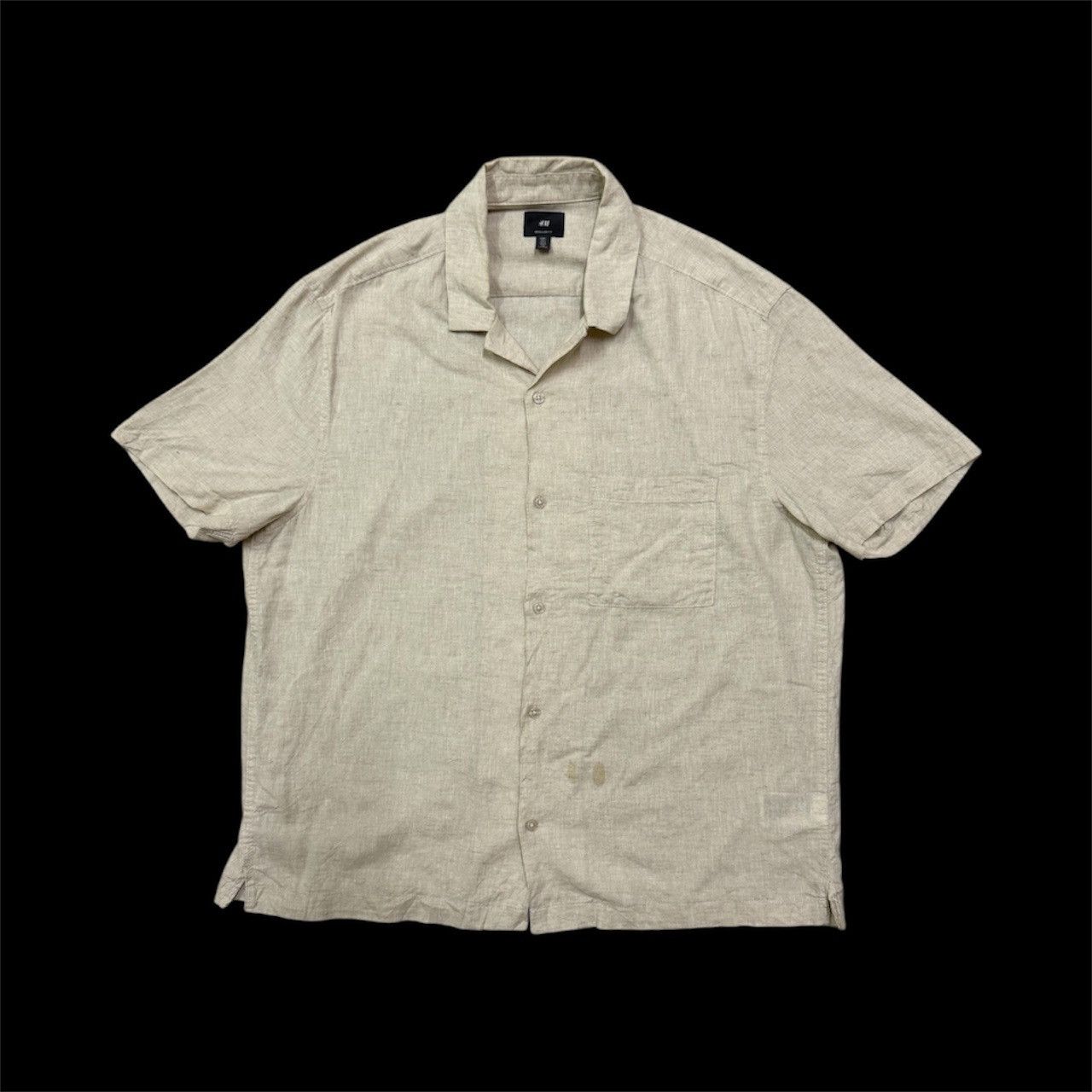H&M H&M Open Colar Button Up Linen Shirt Size US L / EU 52-54 / 3 - 1 Thumbnail