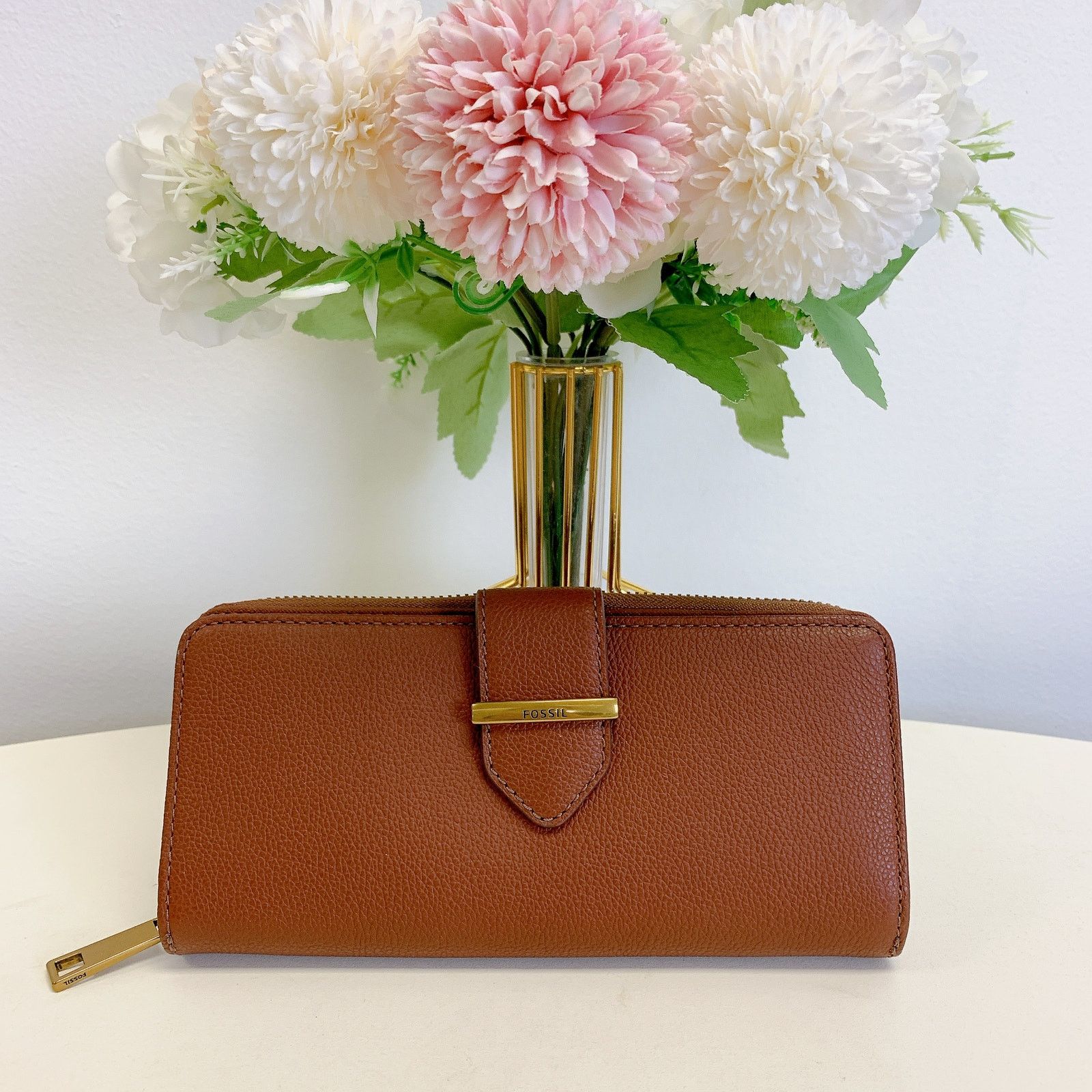 Fossil Fossil SWL2861210 Bryce Clutch IN Brown Size ONE SIZE - 1 Thumbnail