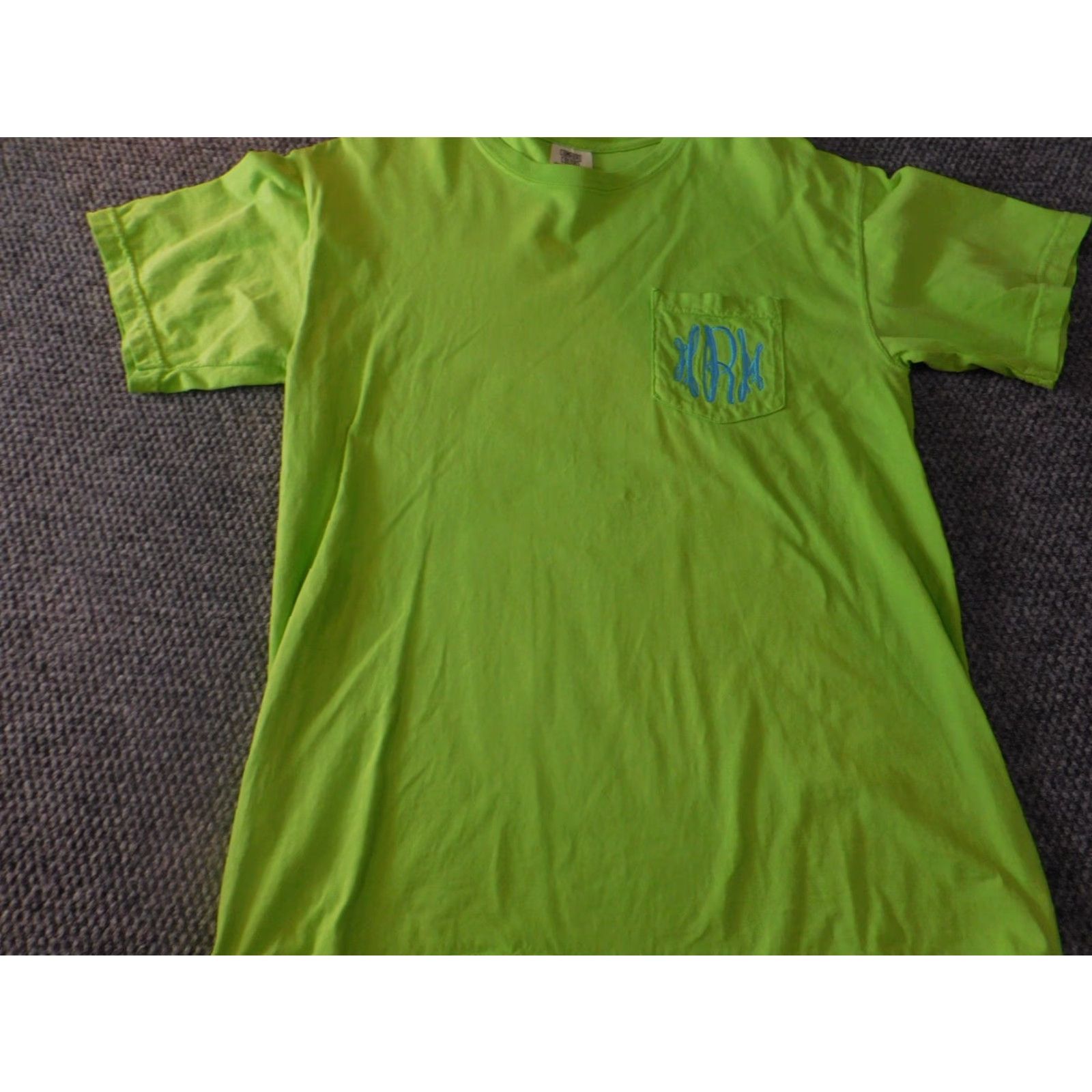 Comfort Colors Comfort Colors Mens Shirt M Green logo graphic classic T-Shirt Crew Neck Short Sleeve Cotton Knit Breathable Logo Classic Regular Men Size US M / EU 48-50 / 2 - 3 Thumbnail