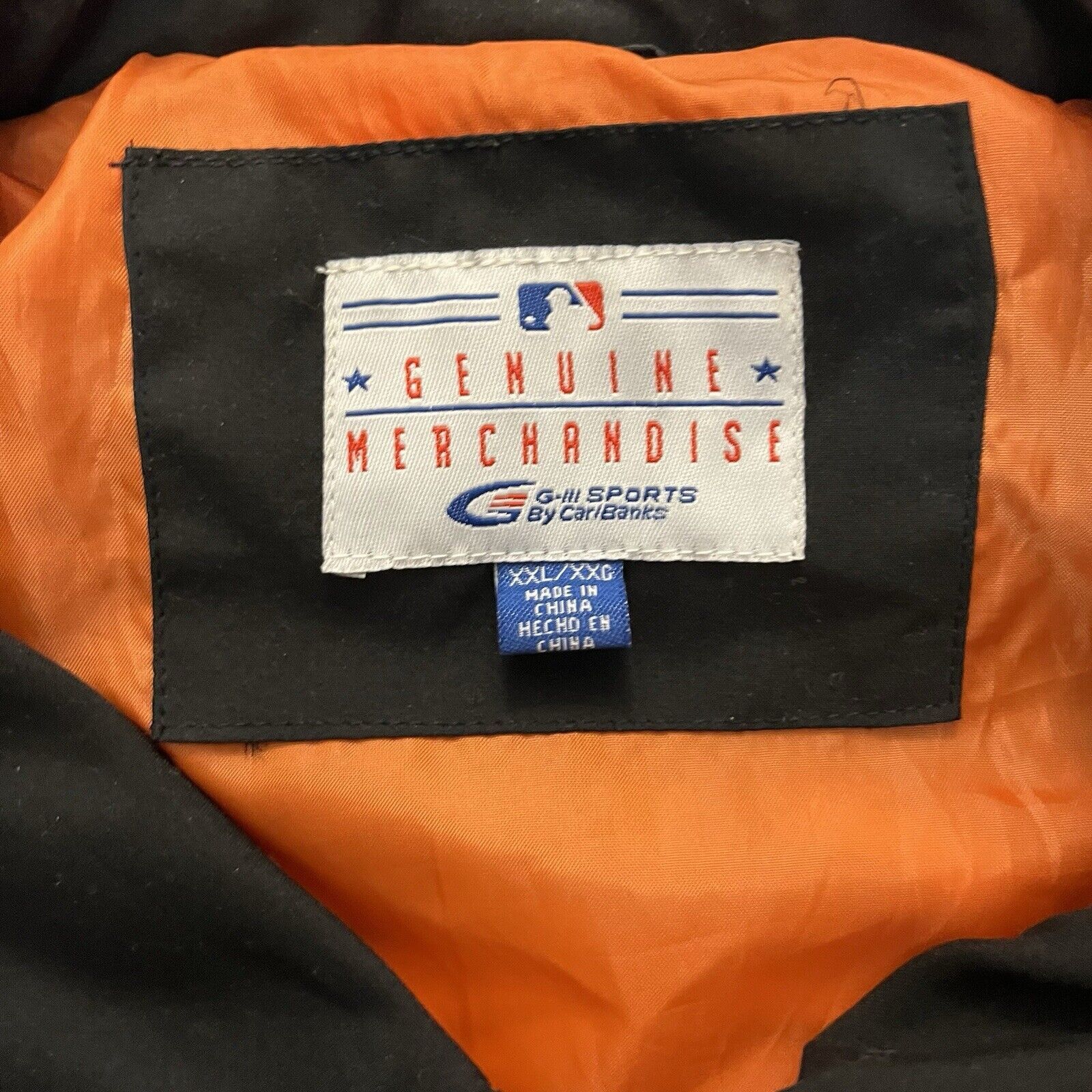 MLB San Francisco Giants Genuine Merchandise Zip Jacket Mens XXL Size US XXL / EU 58 / 5 - 5 Thumbnail