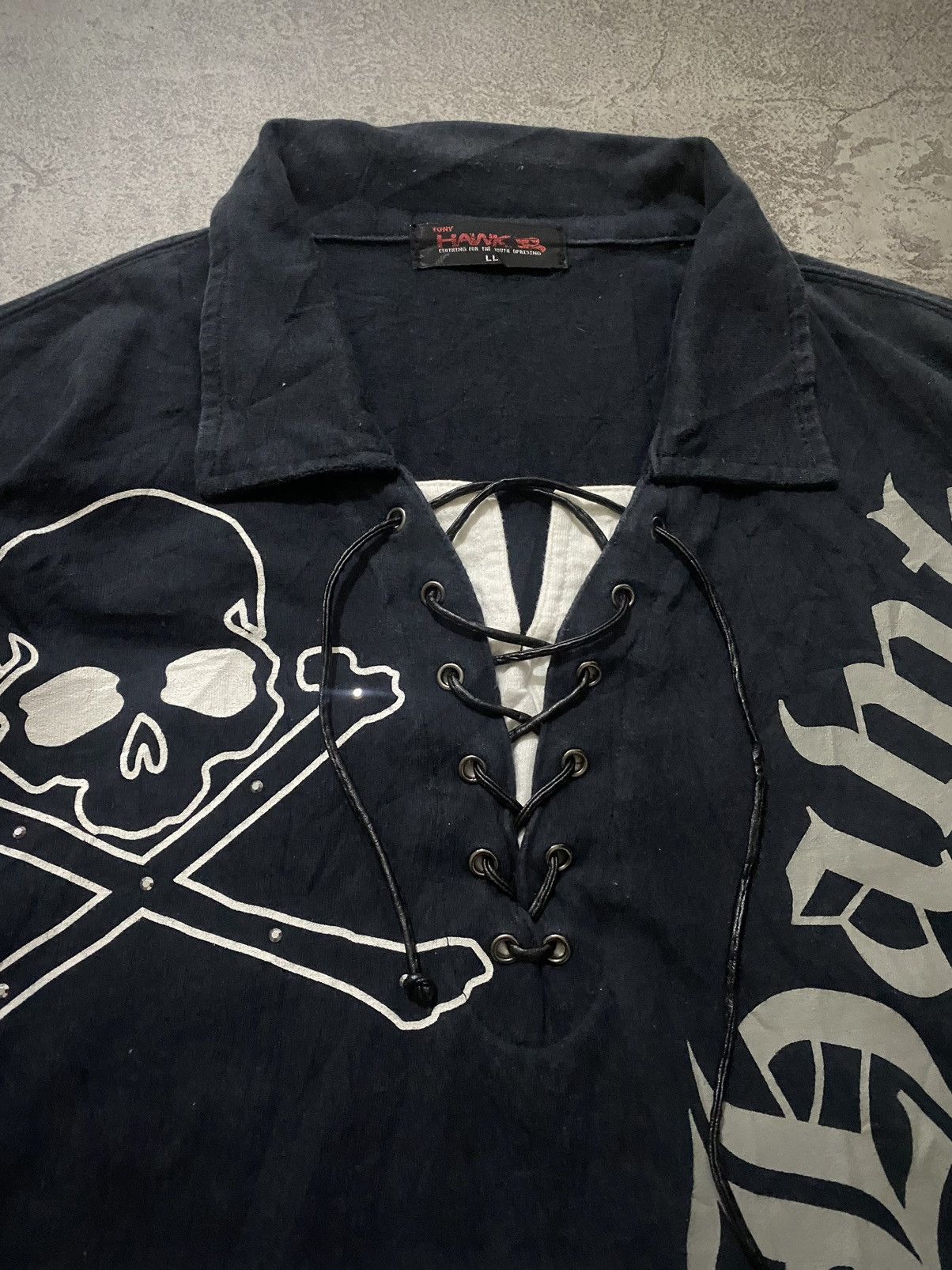 Hysteric Glamour Tony Hawks skull laced poem ifsixwasnine tshirt Size US L / EU 52-54 / 3 - 4 Thumbnail