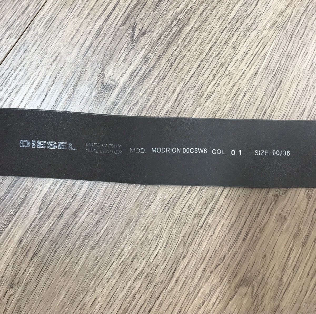 Diesel Vintage Diesel Leather Belt Rare Big Logo Size ONE SIZE - 4 Thumbnail