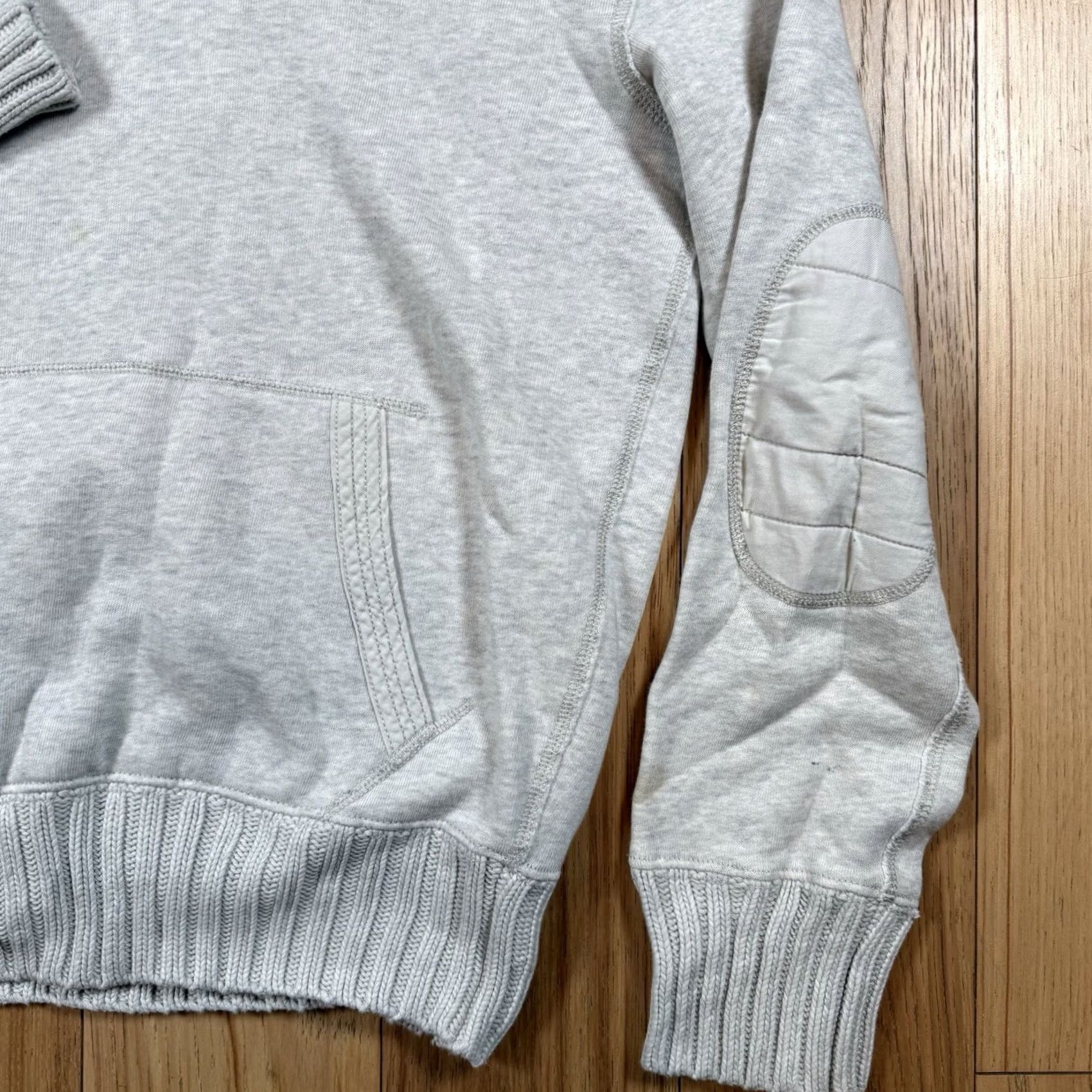 Polo Ralph Lauren VINTAGE Polo Ralph Lauren Sweatshirt Pullover Fleece Cotton-Blend Shawl Shawl PULLOVER Sweatshirt Gray S Mens Small Size Regular Mens Size US S / EU 44-46 / 1 - 3 Thumbnail