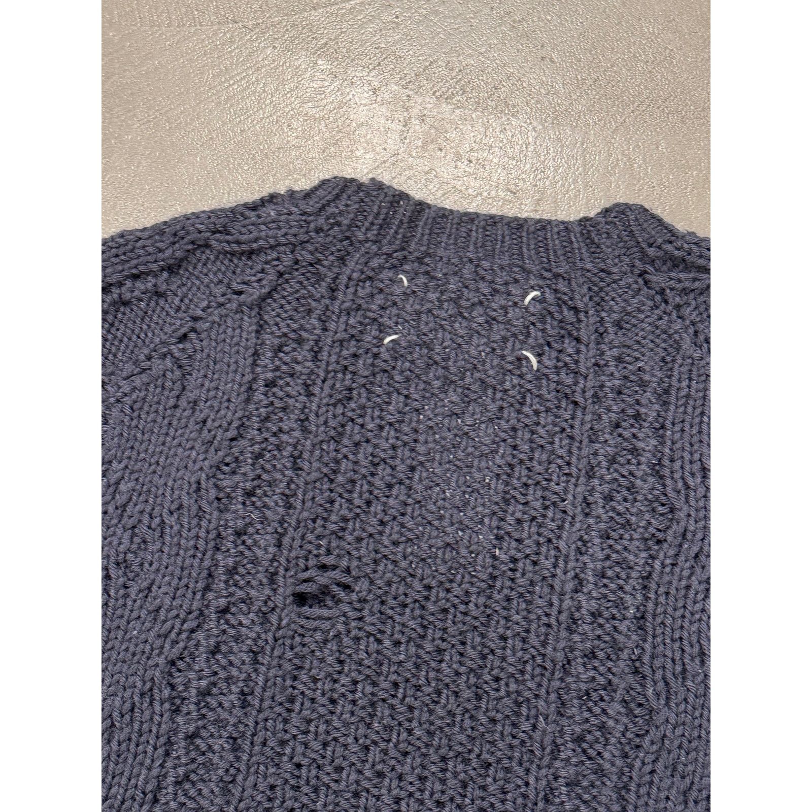Maison Margiela A/W2021 Maison Margiela heavy distressed oversized sweater Size M / US 6-8 / IT 42-44 - 3 Thumbnail