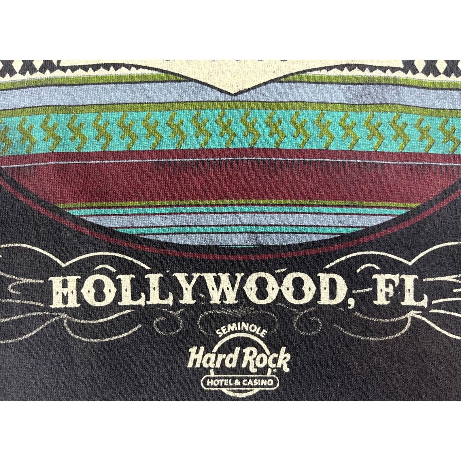 Vintage Hard Rock Hotel Hollywood, FL T-Shirt Men’s M Black Cotton Short Sleeve Crew Neck Rock Graphic Print Shirt Size US M / EU 48-50 / 2 - 4 Thumbnail
