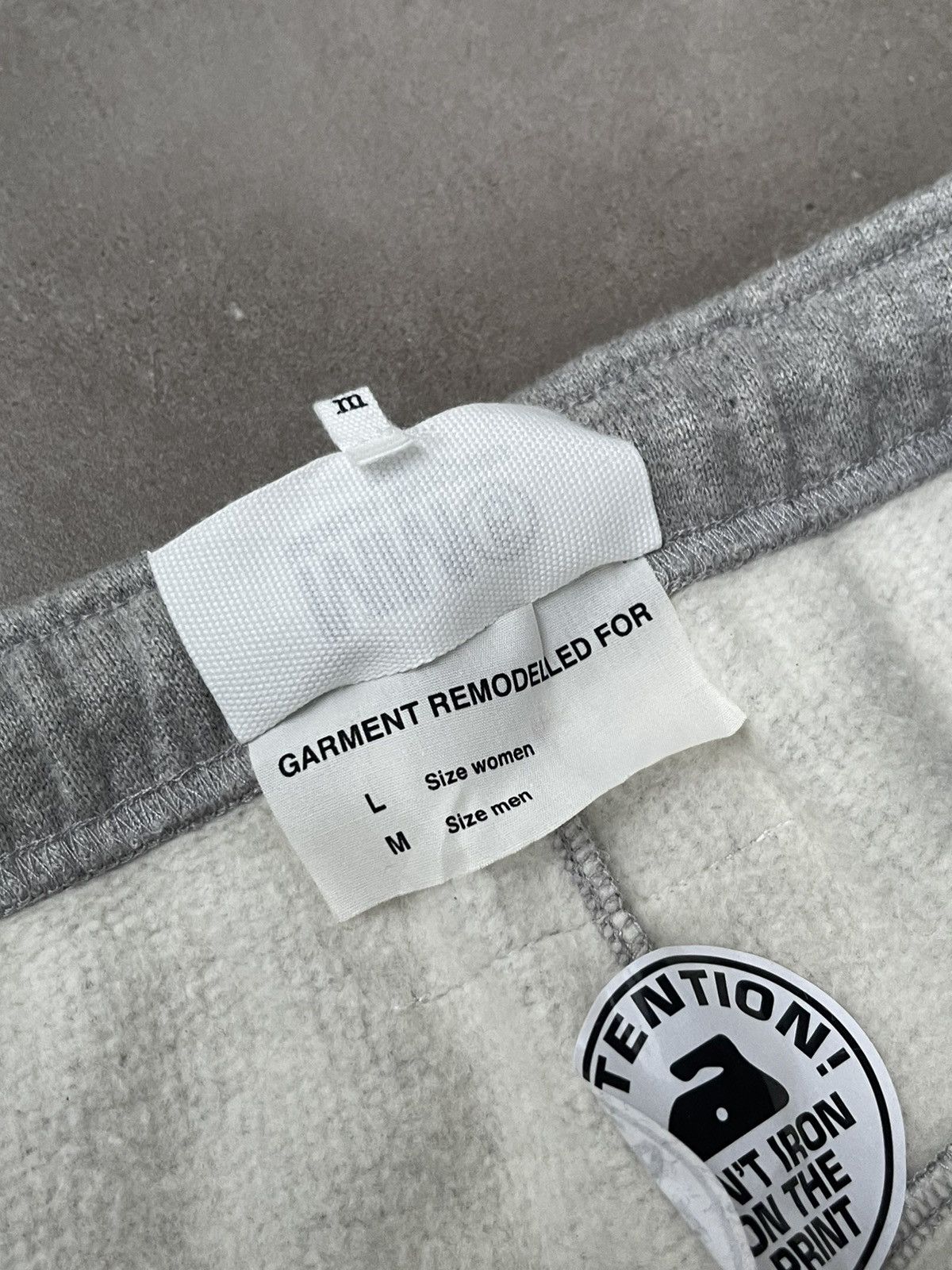 Maison Margiela !DS! SS23 Maison Margiela Numbers Grey Bonded Sweatpants Size 34" / US 12 / IT 48 - 23 Thumbnail