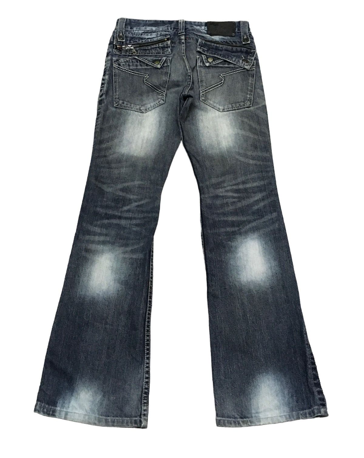 semanticdesign Very Rare Vintage Brand Semantic Design Flared Jeans 1990s Size US 31 - 2 Thumbnail