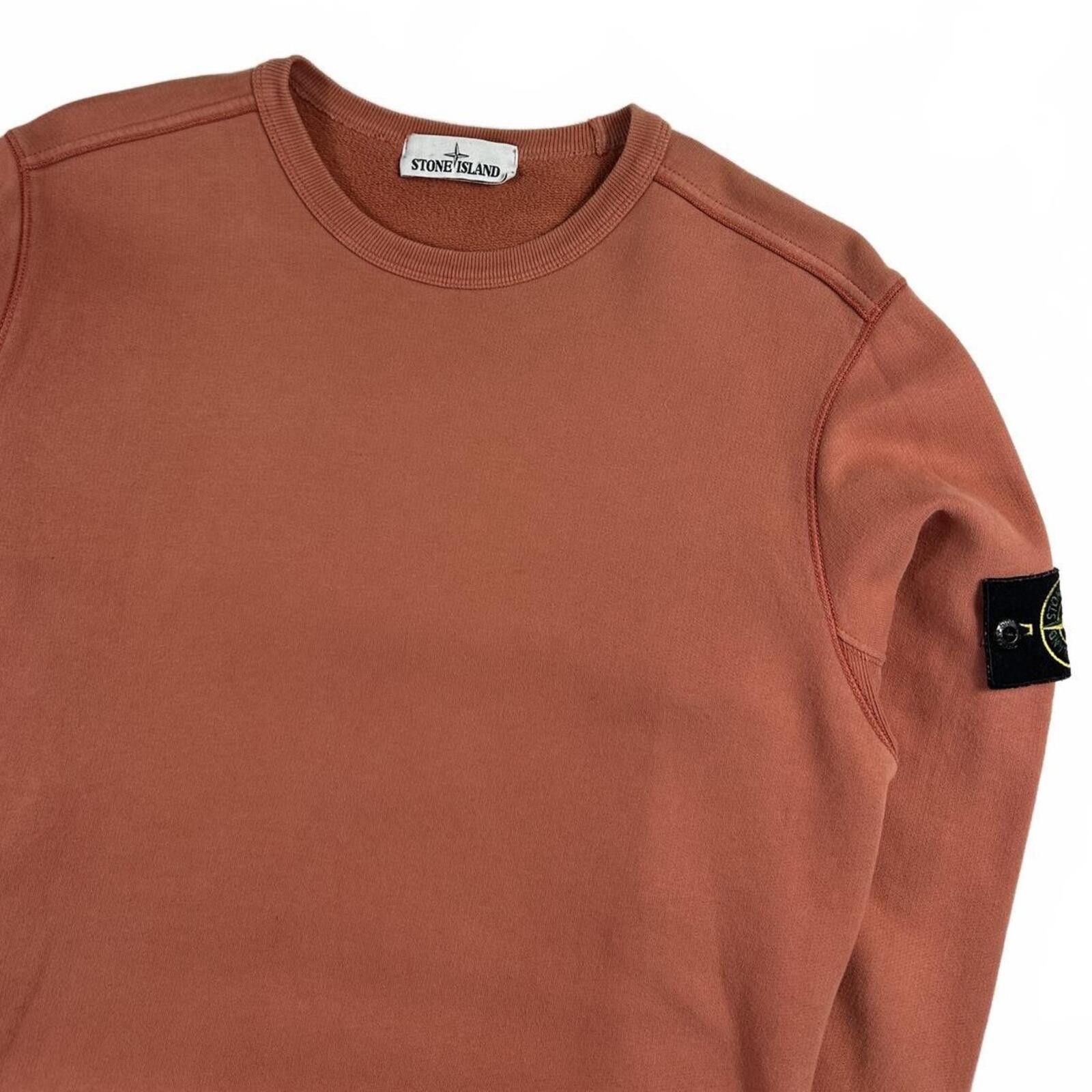 Stone Island Stone Island Cotton Jumper / Sweatshirt Rust Orange Small Size US S / EU 44-46 / 1 - 2 Thumbnail