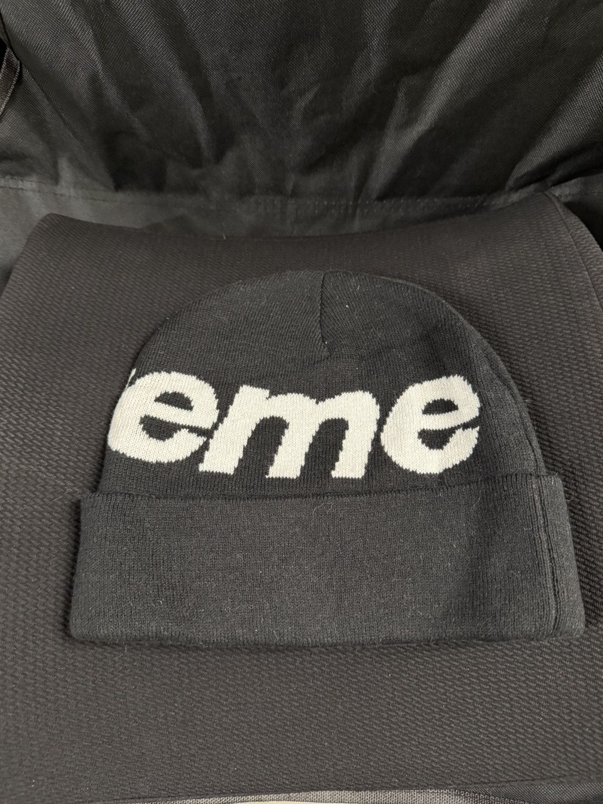 Supreme Supreme Big Logo beanie Size ONE SIZE - 2 Thumbnail
