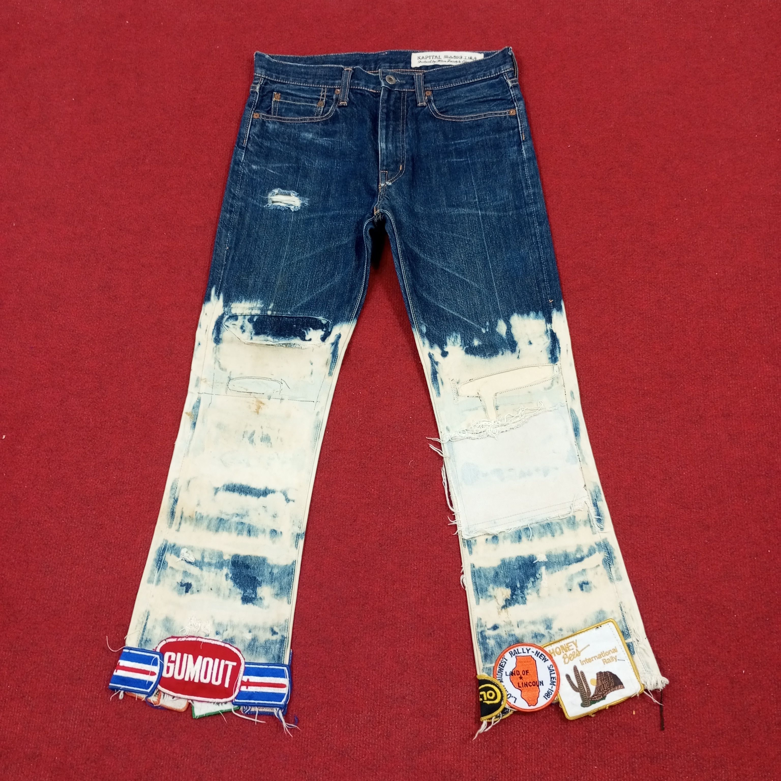 Japanese Brand × Kapital × Vintage Kapital Japanese Brand Fashion Style Rare Design Jeans Size US 30 / EU 46 - 1 Thumbnail