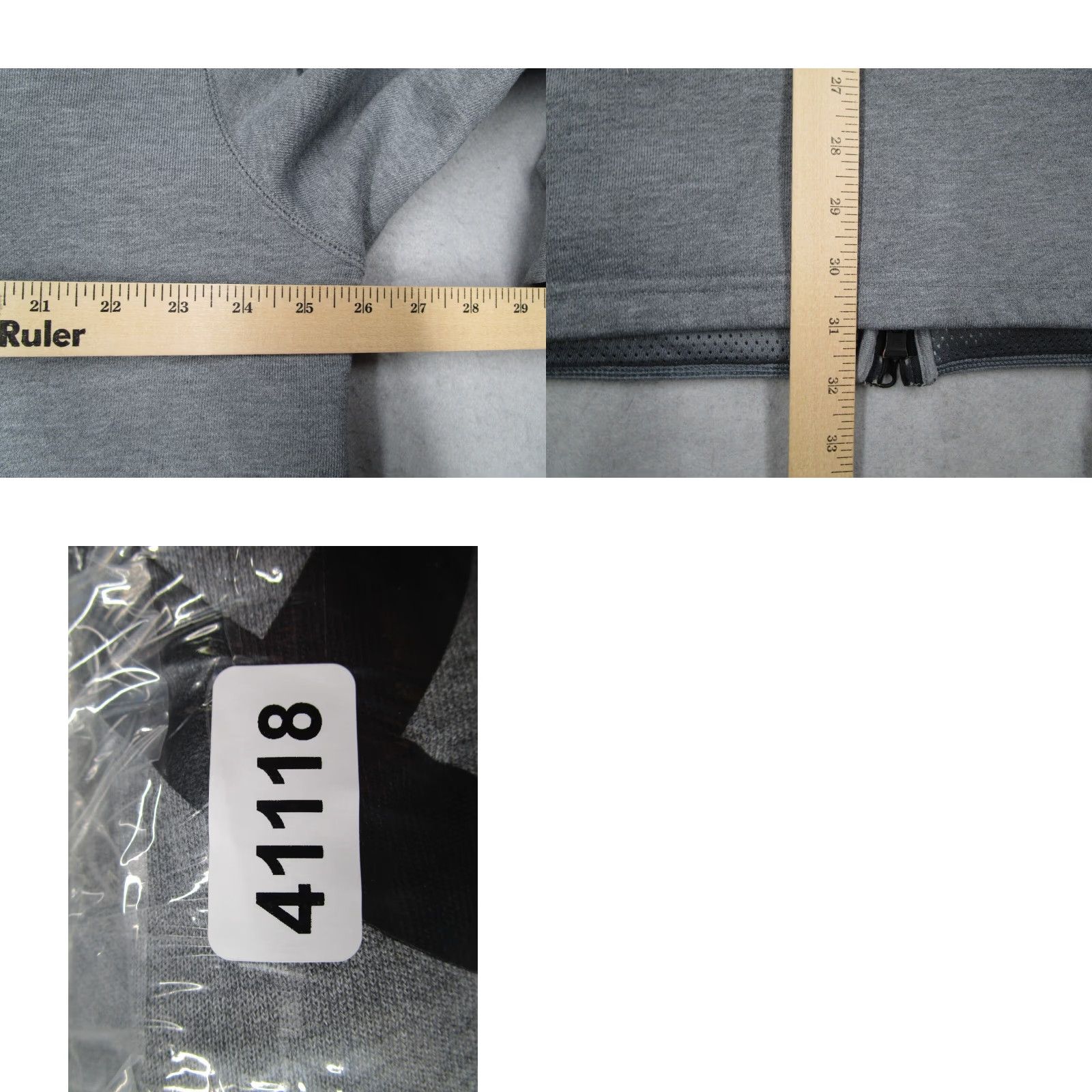 Nike Nike Jacket Mens 2XL Gray Full Zip Hooded Bomber Pocket Sports City Outdoor Basketball Pivot Hoodie Jacket Size US XXL / EU 58 / 5 - 8 Thumbnail