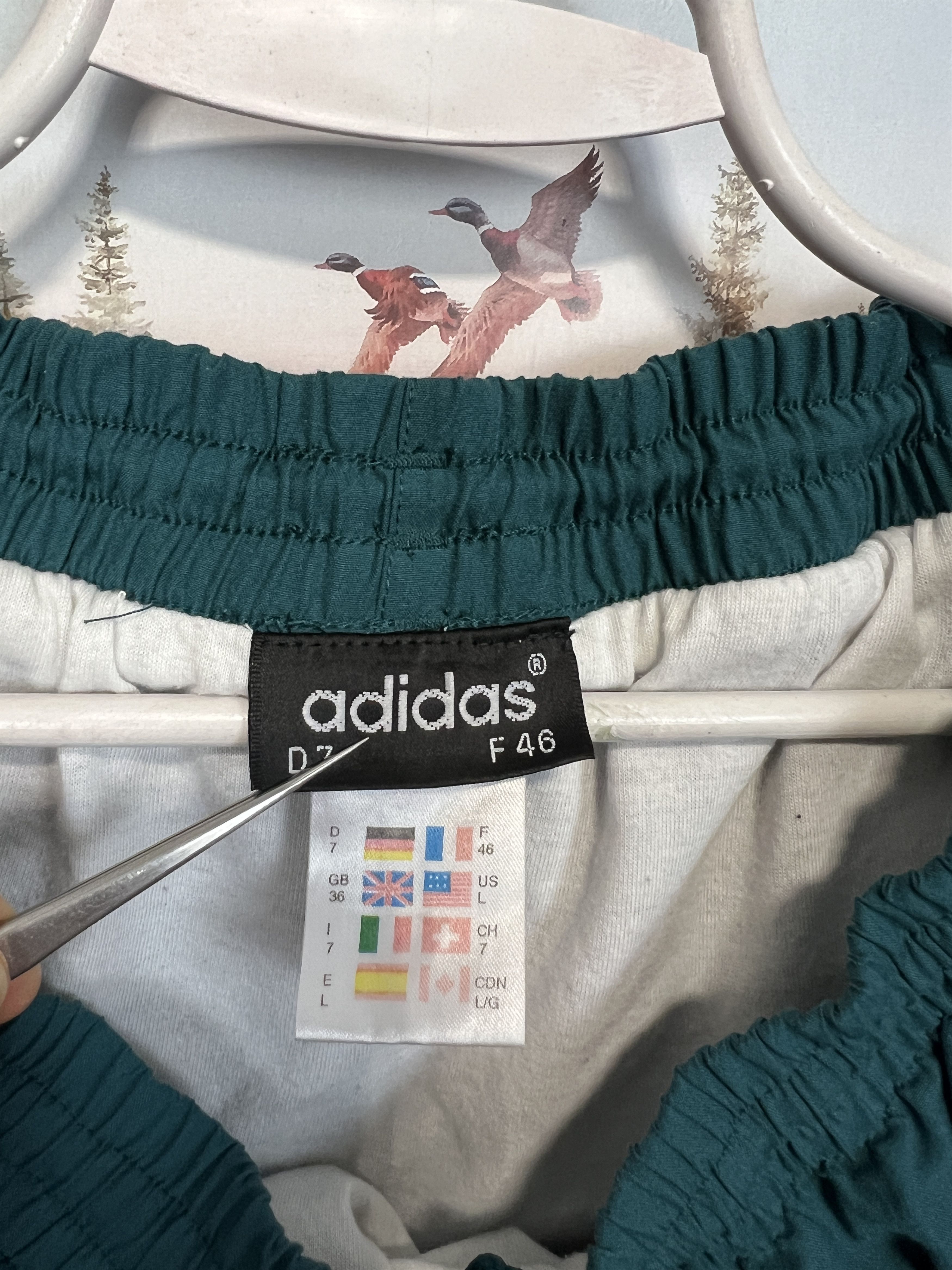 Adidas Vintage 90's Football Train Shorts Soccer Athletic Rare Size US 34 / EU 50 - 8 Thumbnail