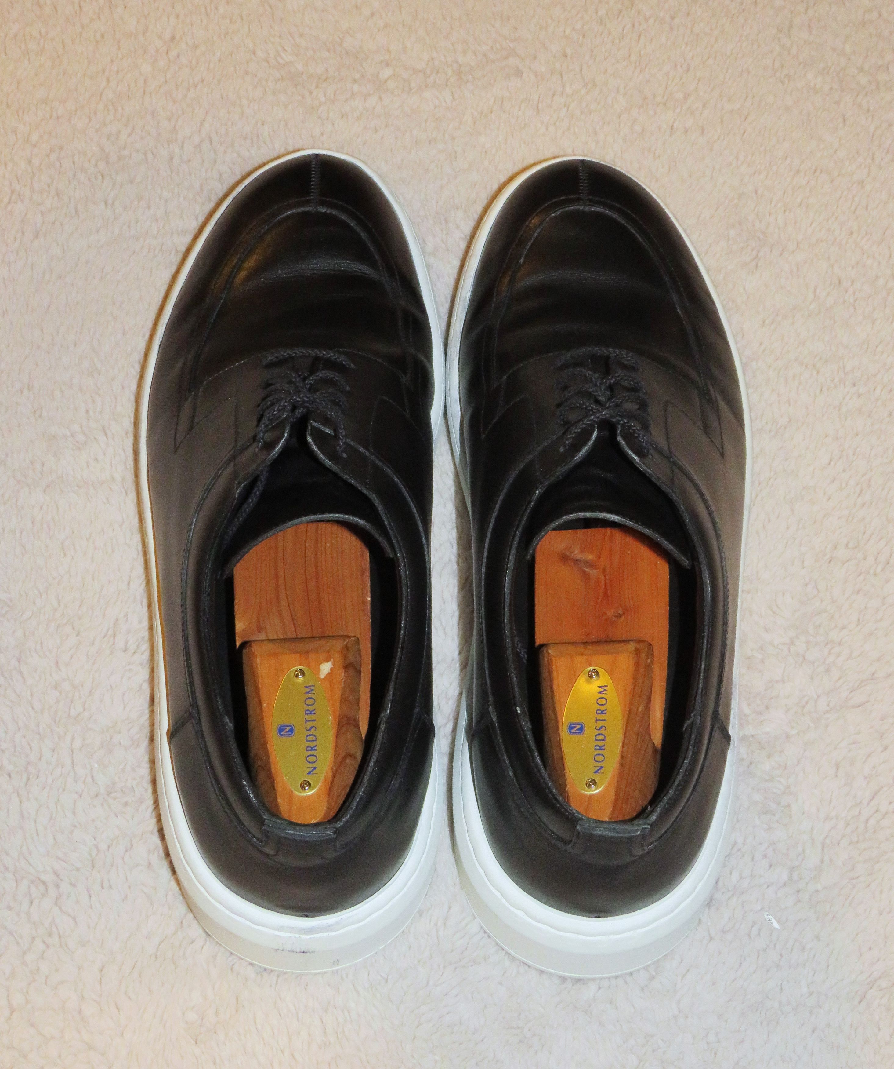 J.M. Weston Black Calf Leather On the Hunt Dress Sneaker 11 Size US 11 / EU 44 - 6 Thumbnail