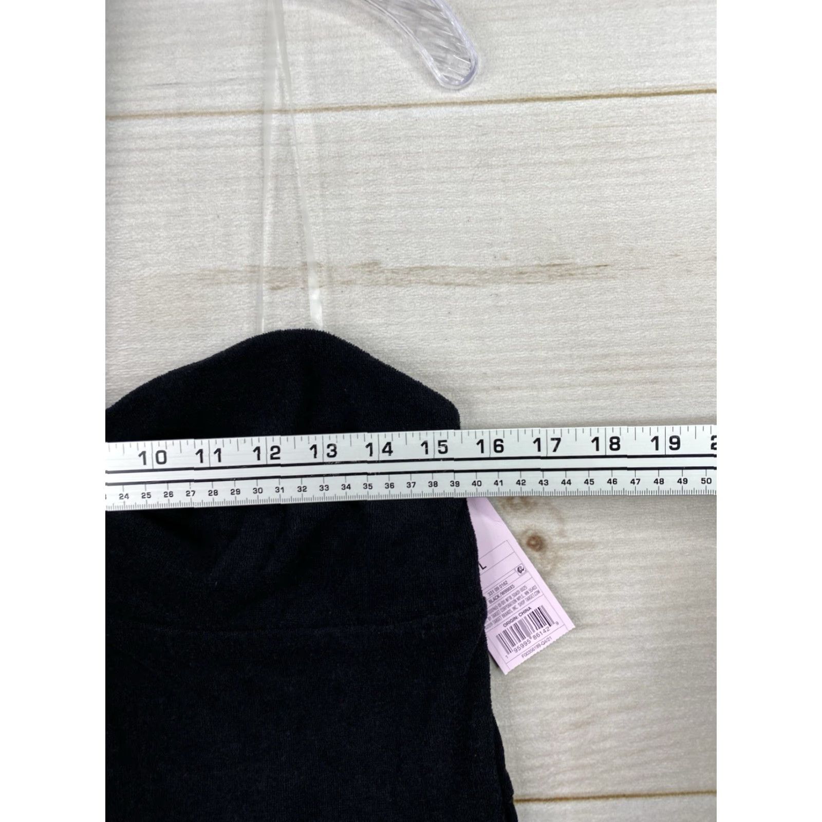 Vintage Wild Fable Shortall Womens L Black Terry Cloth Short Romper Halter Beach NWT! Size 36" / US 14 / IT 50 - 5 Thumbnail
