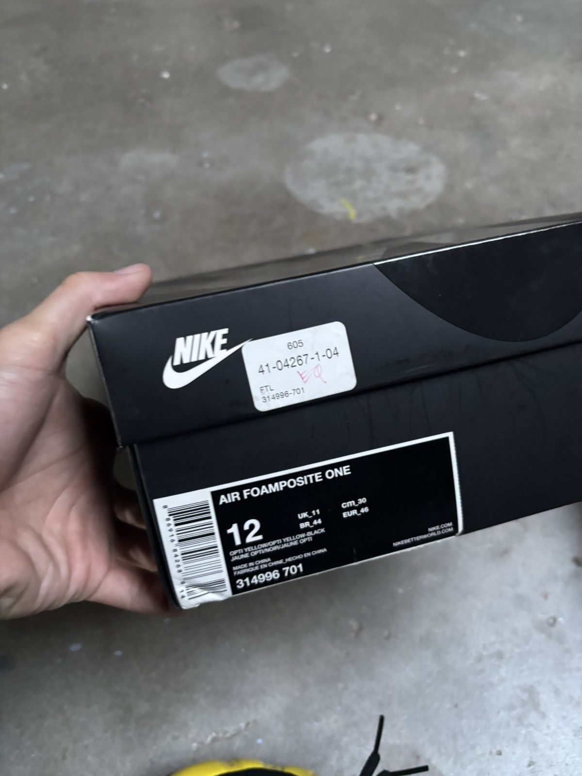 Nike Nike Air Foamposite One Wu Tang Mens Optic Size US 12 / EU 45 - 8 Thumbnail