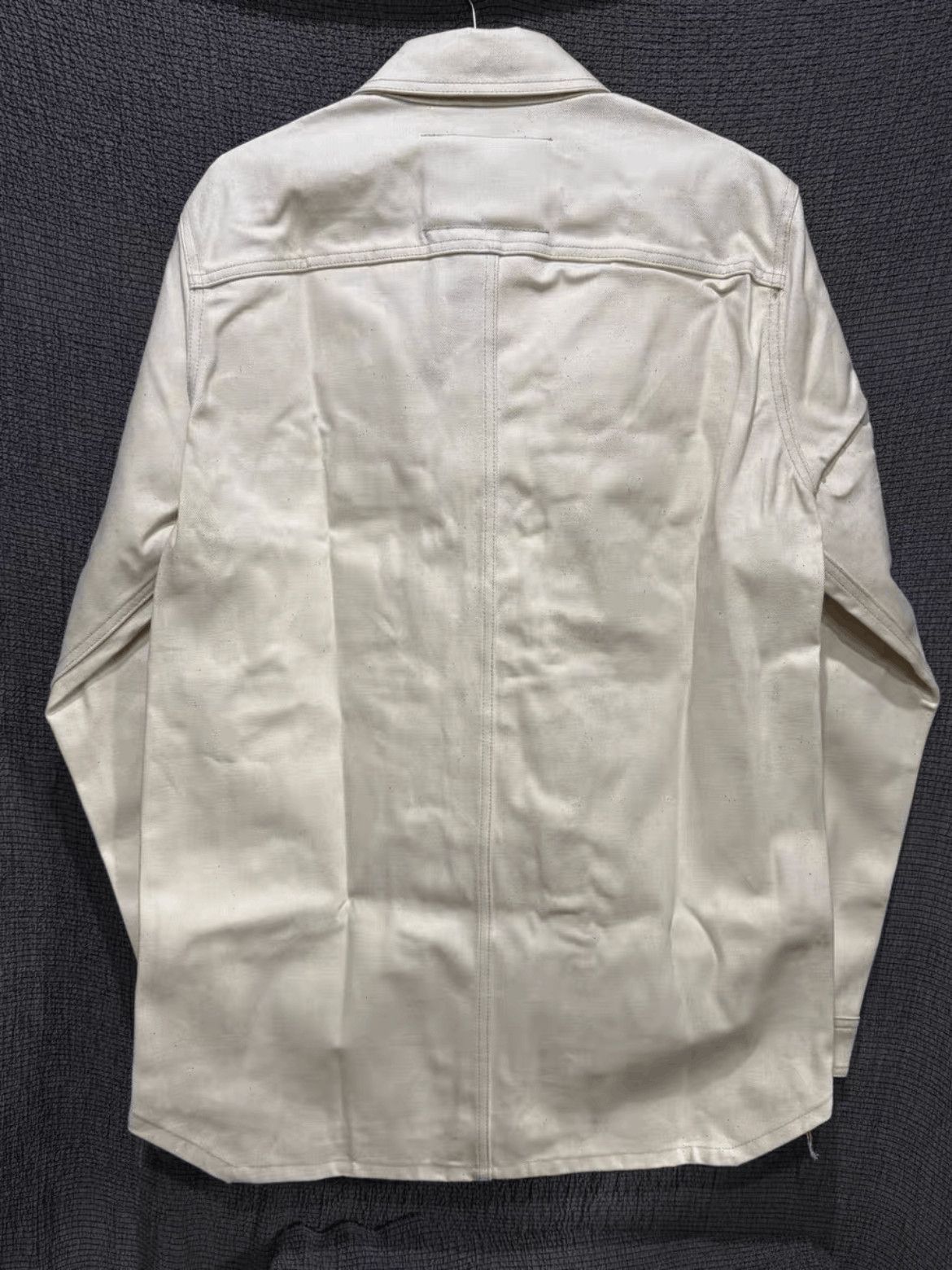 Rick Owens Sz 42 Rick Owens Drkshdw Off White Denim Shirt Jacket Size US L / EU 52-54 / 3 - 2 Thumbnail