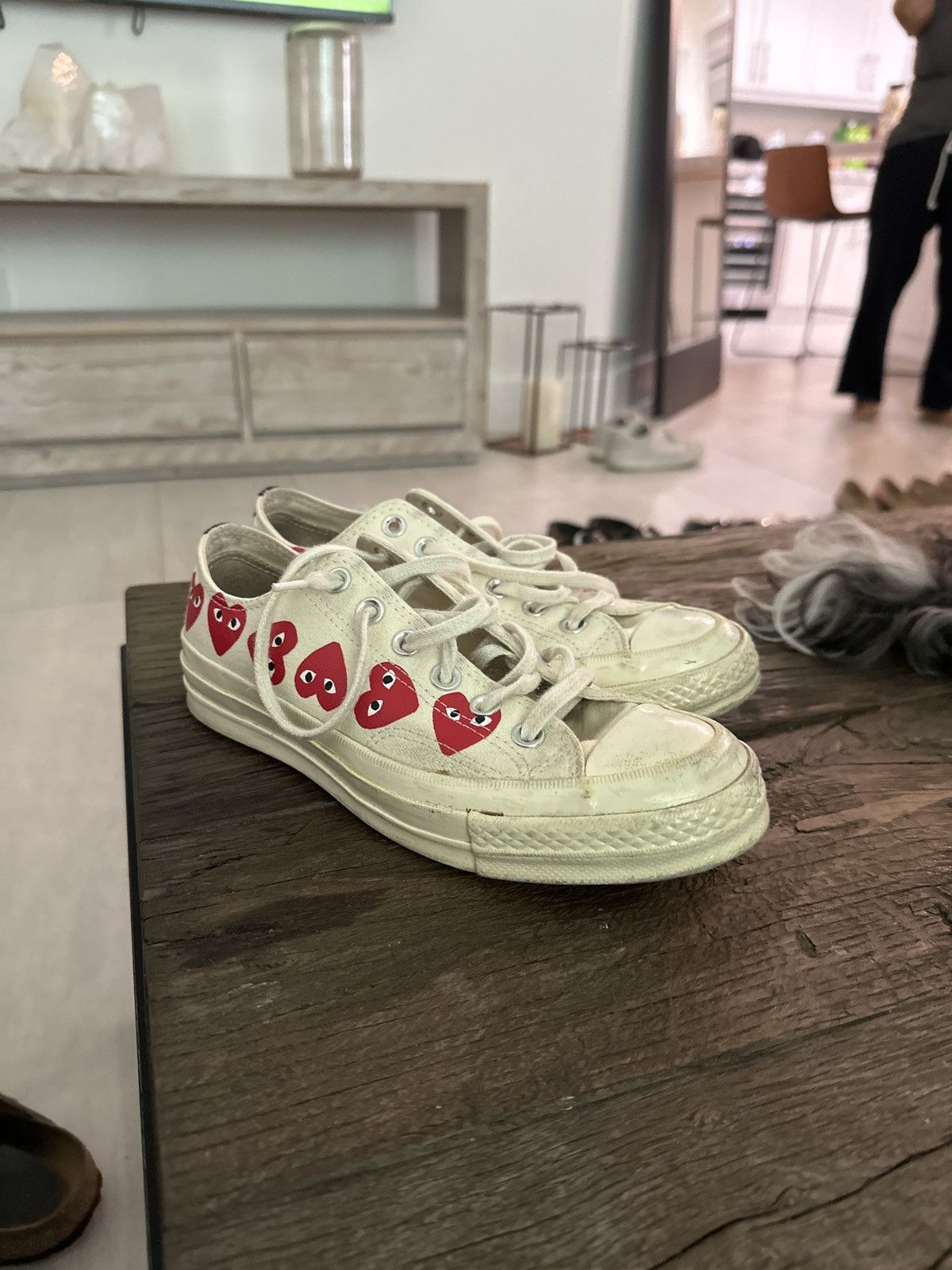 CDG by Comme des Garcons × Converse Converse CDGs multi heart Size US 5 / EU 37 - 2 Thumbnail