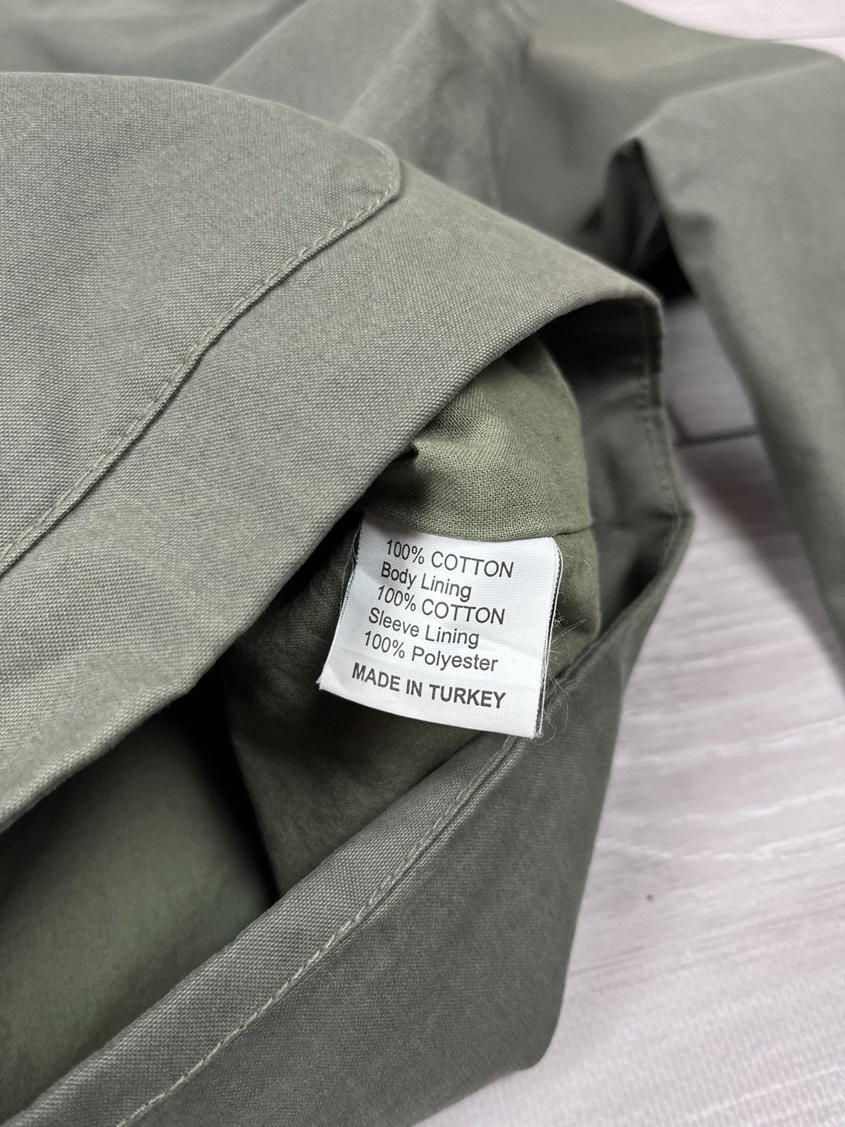 If Six Was Nine Toast Designer Green Canvas Womens Cropped Jacket Size XL / US 12-14 / IT 48-50 - 9 Thumbnail