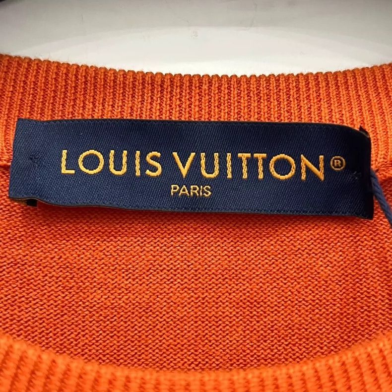 Louis Vuitton Louis Vuitton Orange coconut knitted short sleeve Size US M / EU 48-50 / 2 - 5 Thumbnail