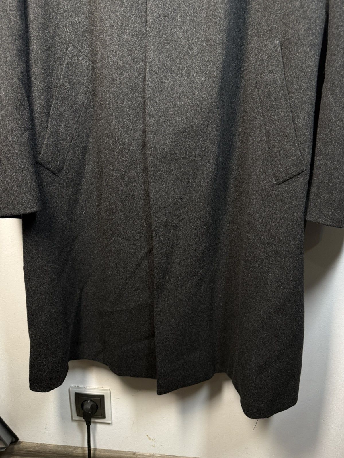 Yves Saint Laurent Loro Piana x YSL Coat Wool Grey Heavy Soft Long Italy Size US XL / EU 56 / 4 - 16 Thumbnail