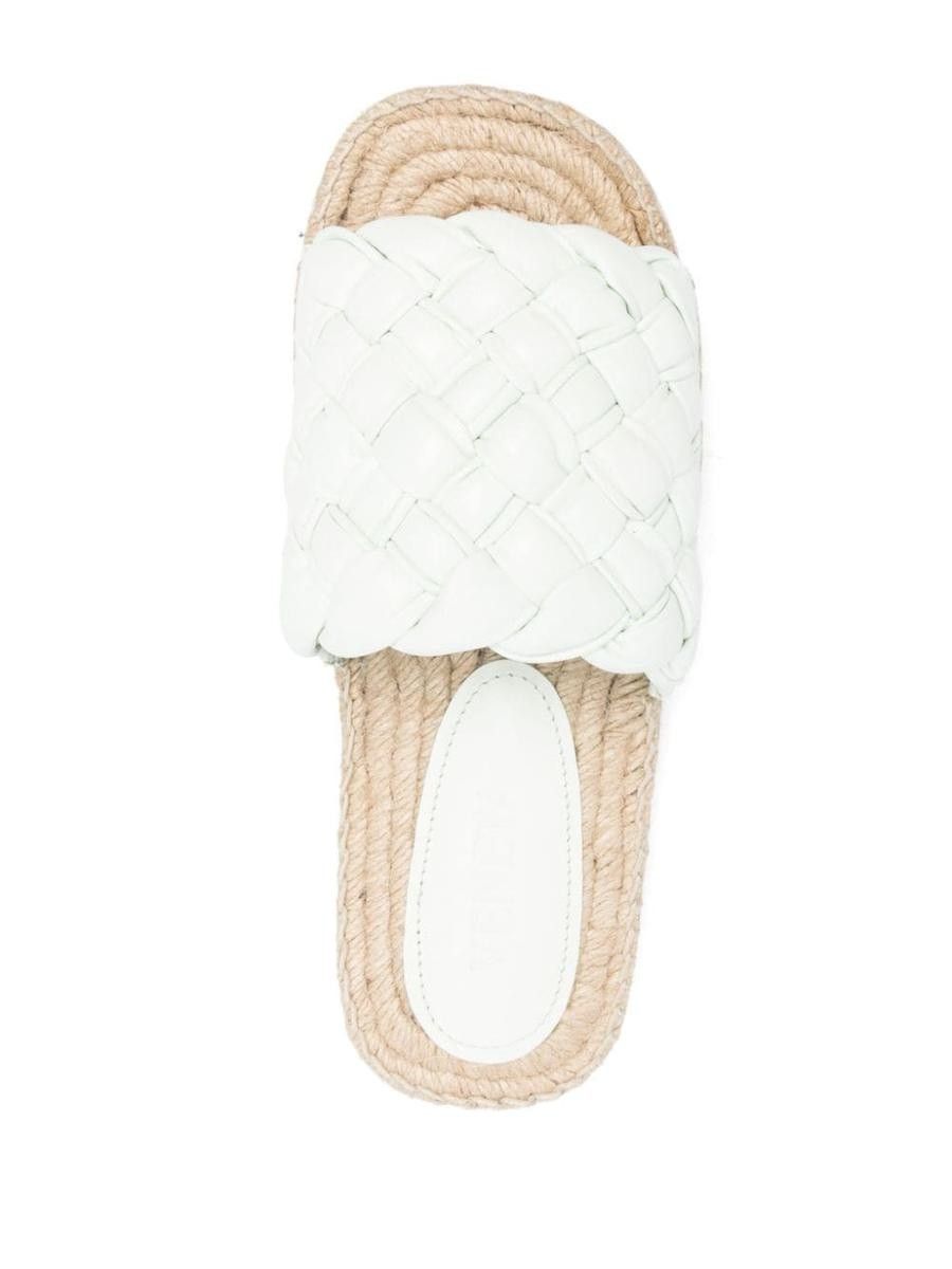 Bottega Veneta o1s1rm0925 Jack Espadrilles Slip On in White Size US 7 / IT 37 - 4 Thumbnail
