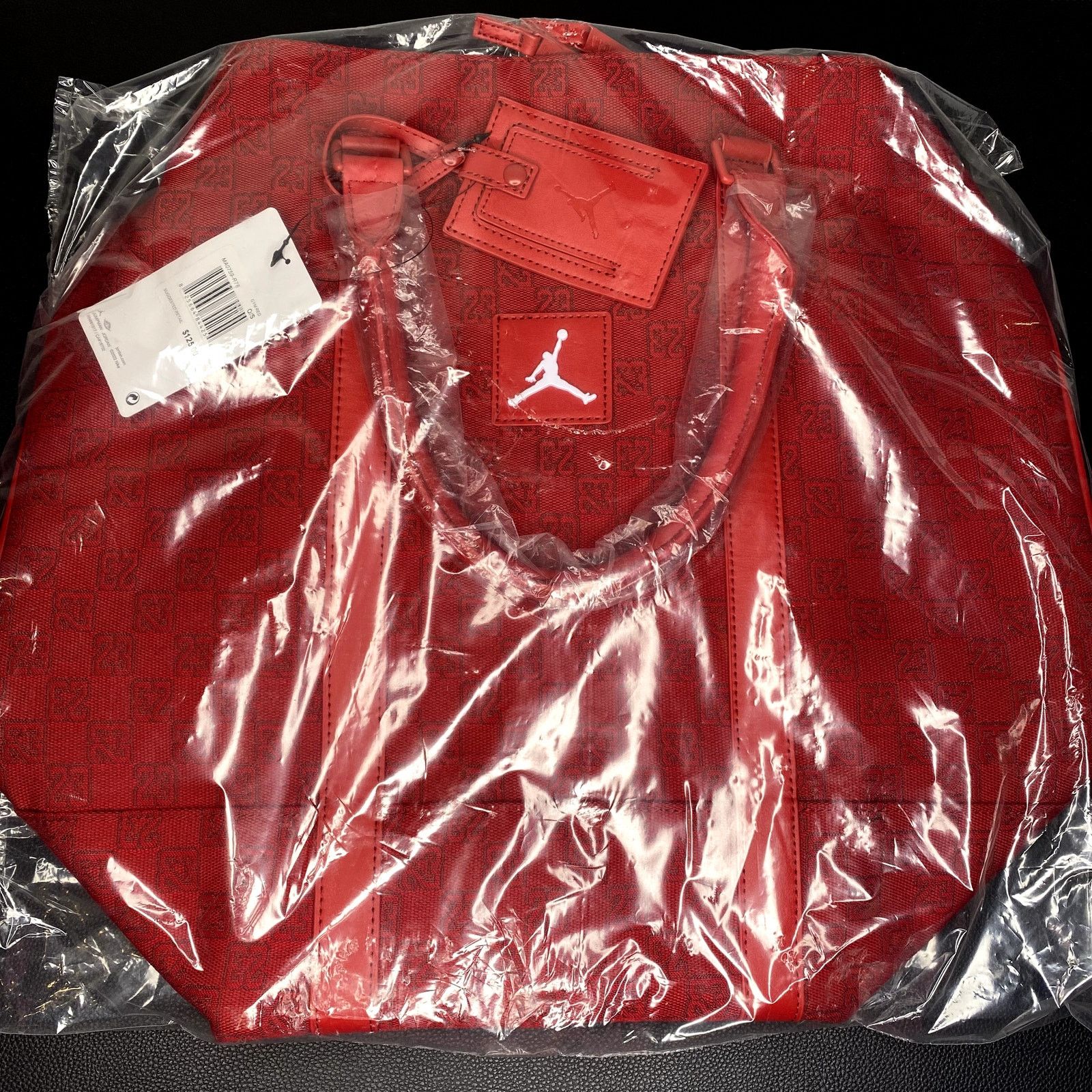 Jordan Brand Jordan Monogram Duffle Bag Red Size ONE SIZE - 4 Thumbnail