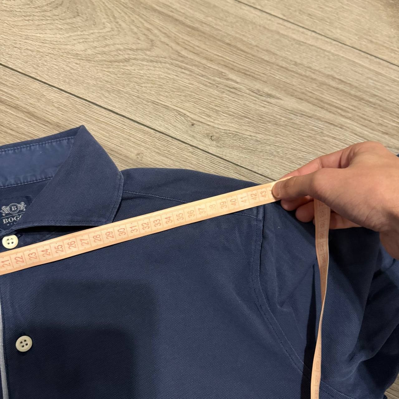 Boggi boggi milano men shirt buttons up Slim Fit Size S Blue Size US S / EU 44-46 / 1 - 8 Thumbnail