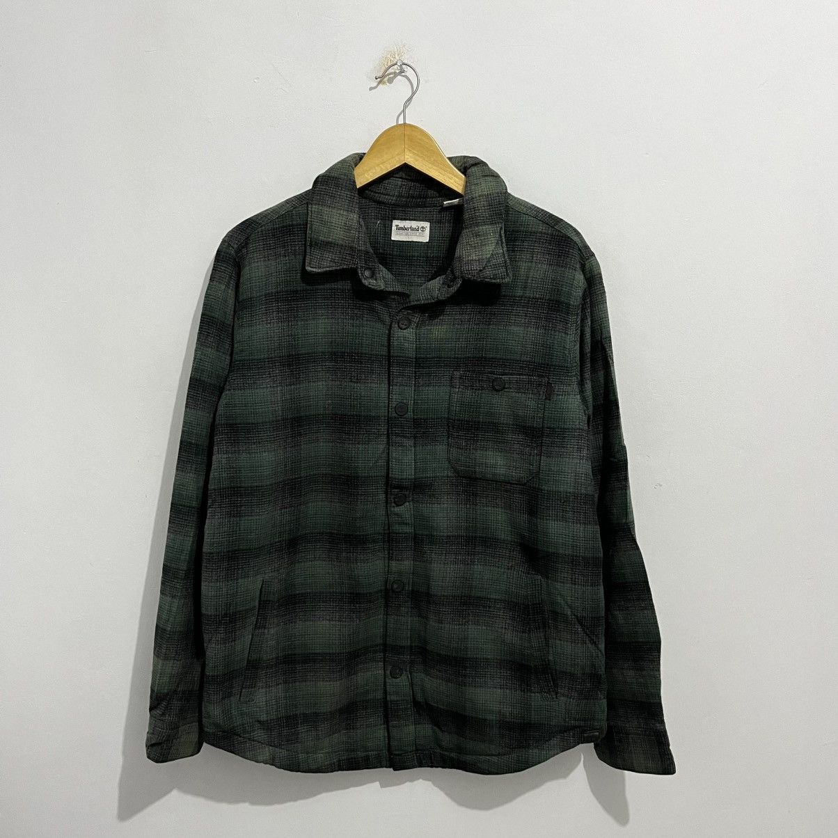 Timberland Timberland Plaid Flannel Sherpa Long Sleeve Shirt Size US L / EU 52-54 / 3 - 1 Thumbnail