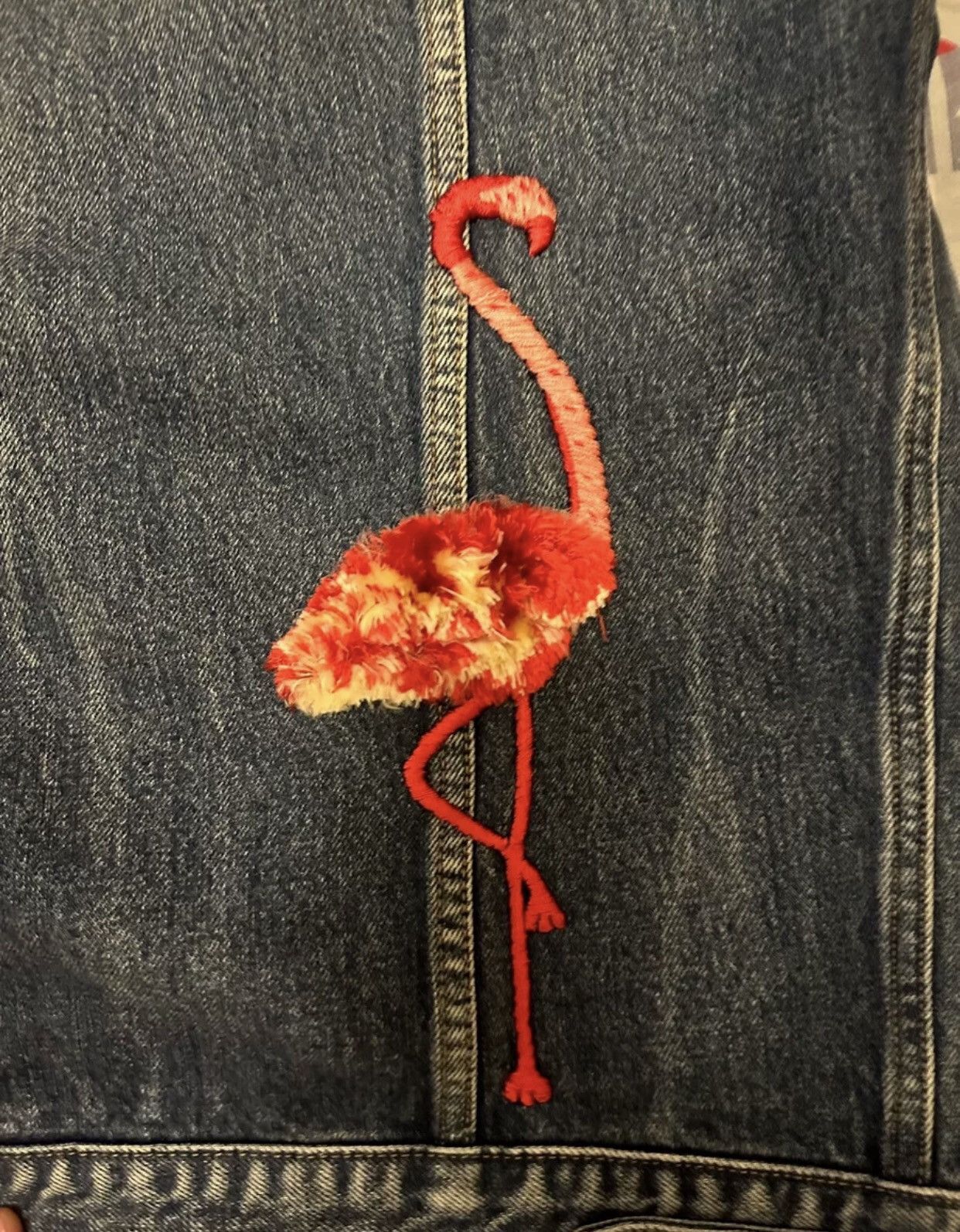Saint Laurent Paris × Yves Saint Laurent Saint Laurent SLP 17ss embroidered denim jacket Size US M / EU 48-50 / 2 - 3 Thumbnail