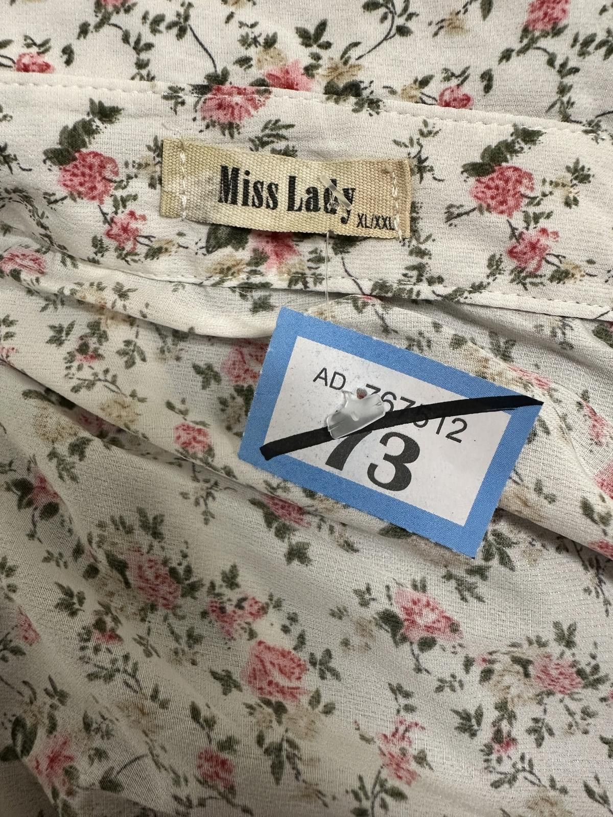 Other Miss Lady Floral Long Sleeve Maxi Dress Size XL / US 12-14 / IT 48-50 - 2 Thumbnail