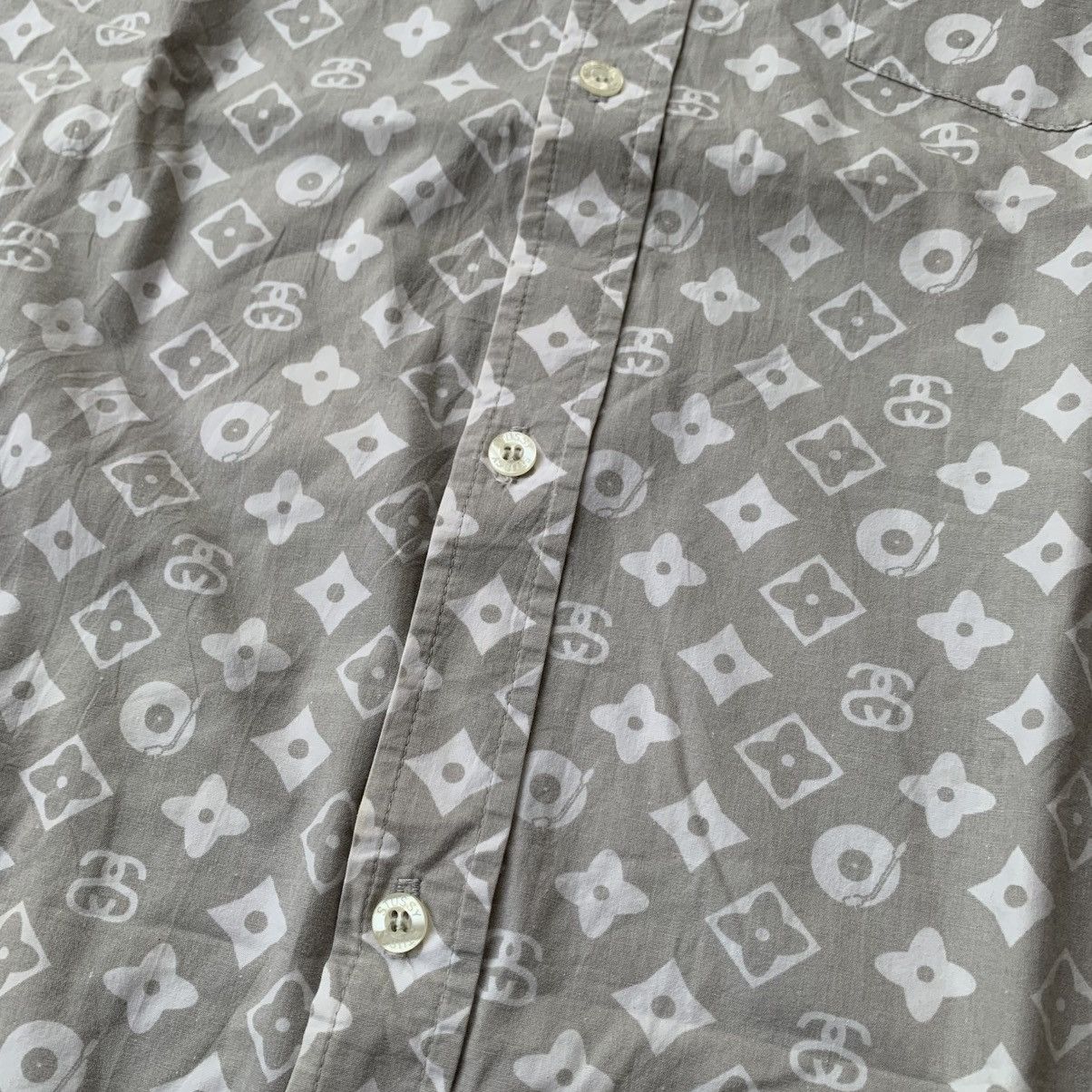 Stussy × Vintage 💥Rare💥 90’s Stussy LV monogram Shirt Size US M / EU 48-50 / 2 - 8 Thumbnail