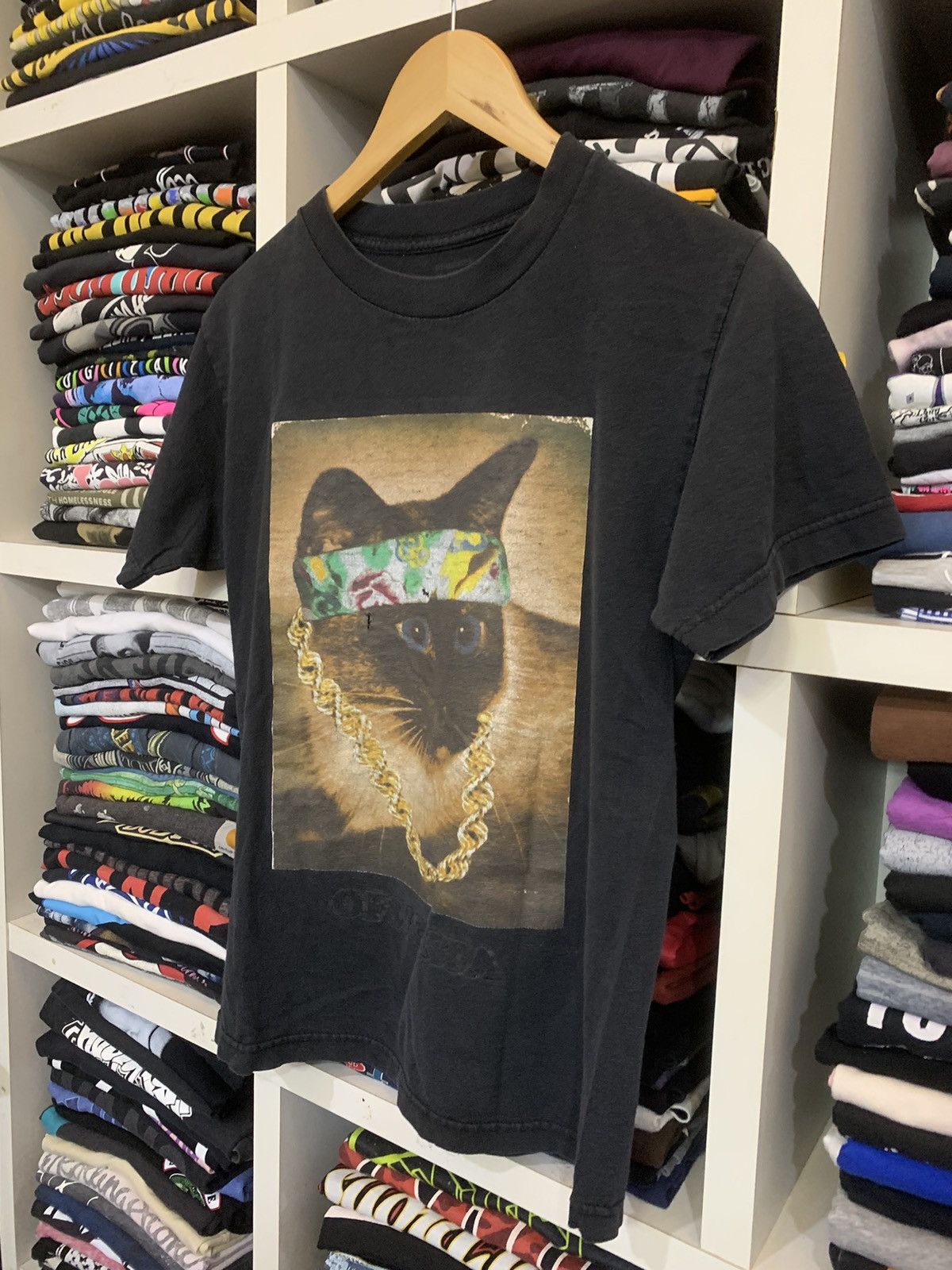 The Difference × Vintage Rapper Cat Ofwgkta Tee Size US S / EU 44-46 / 1 - 5 Thumbnail