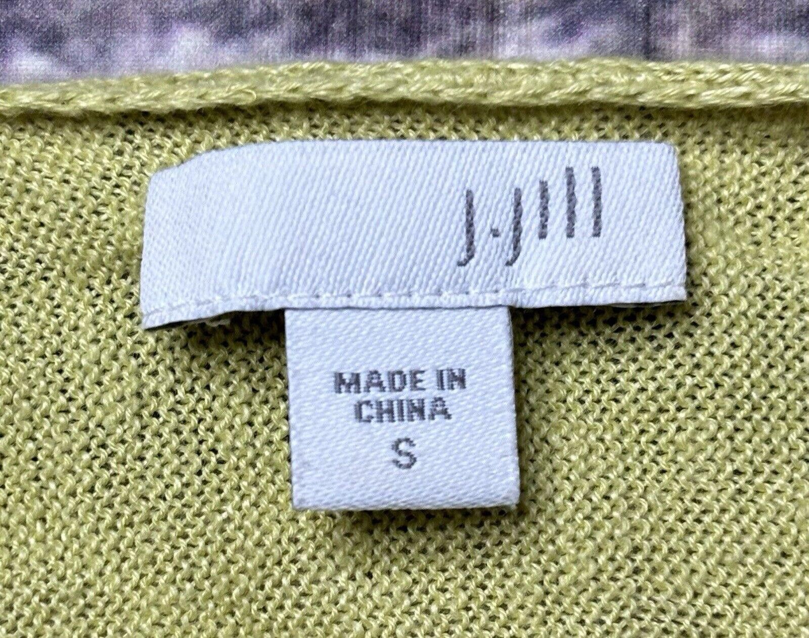 Other J Jill Cardigan Sweater Women's Small Linen Blend Open Knit Size S / US 4 / IT 40 - 2 Thumbnail