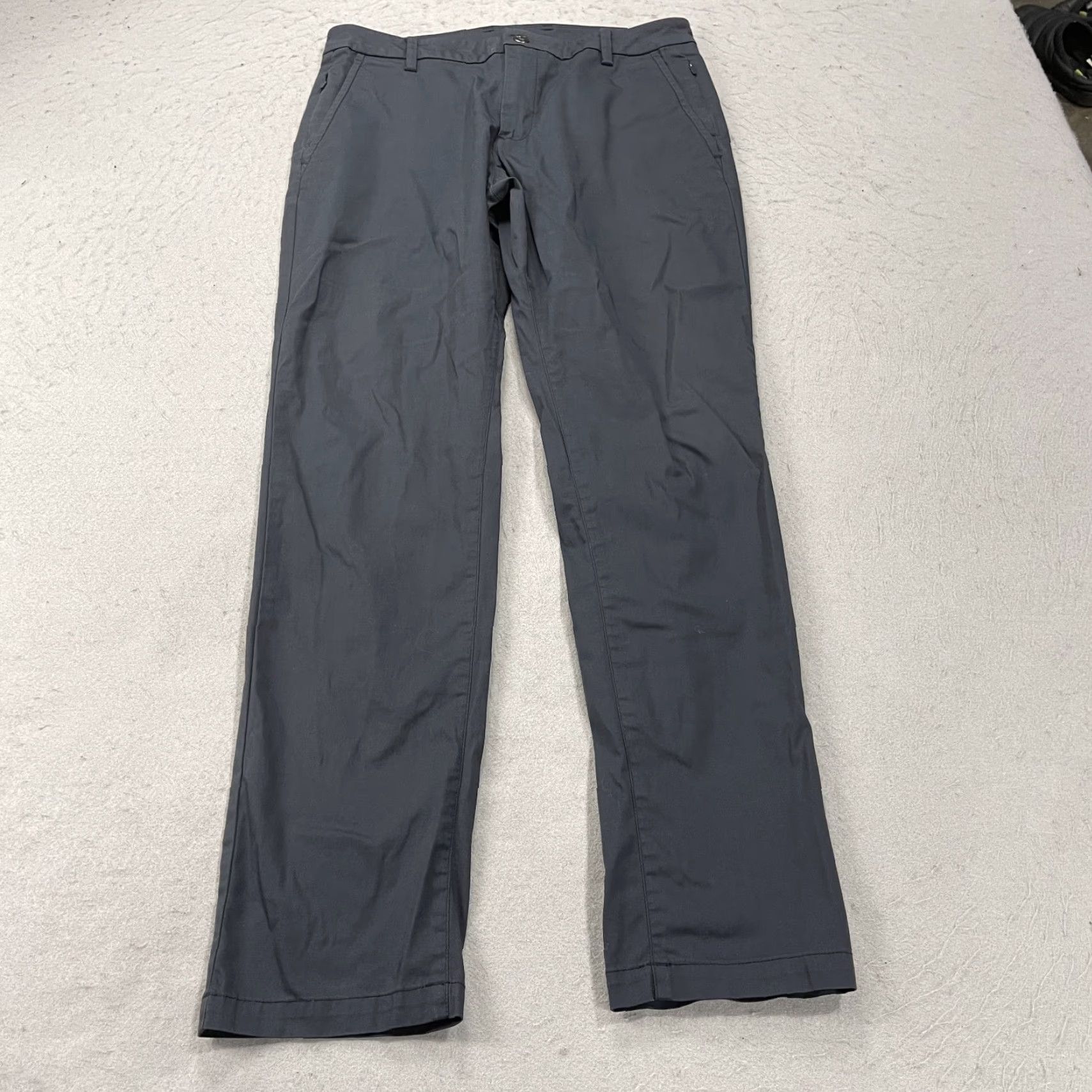 Vintage Birddogs Pants Mens 32x32 Dark Gray Cotton Blend Casual Chino Golf Office Work Size US 32 / EU 48 - 2 Thumbnail