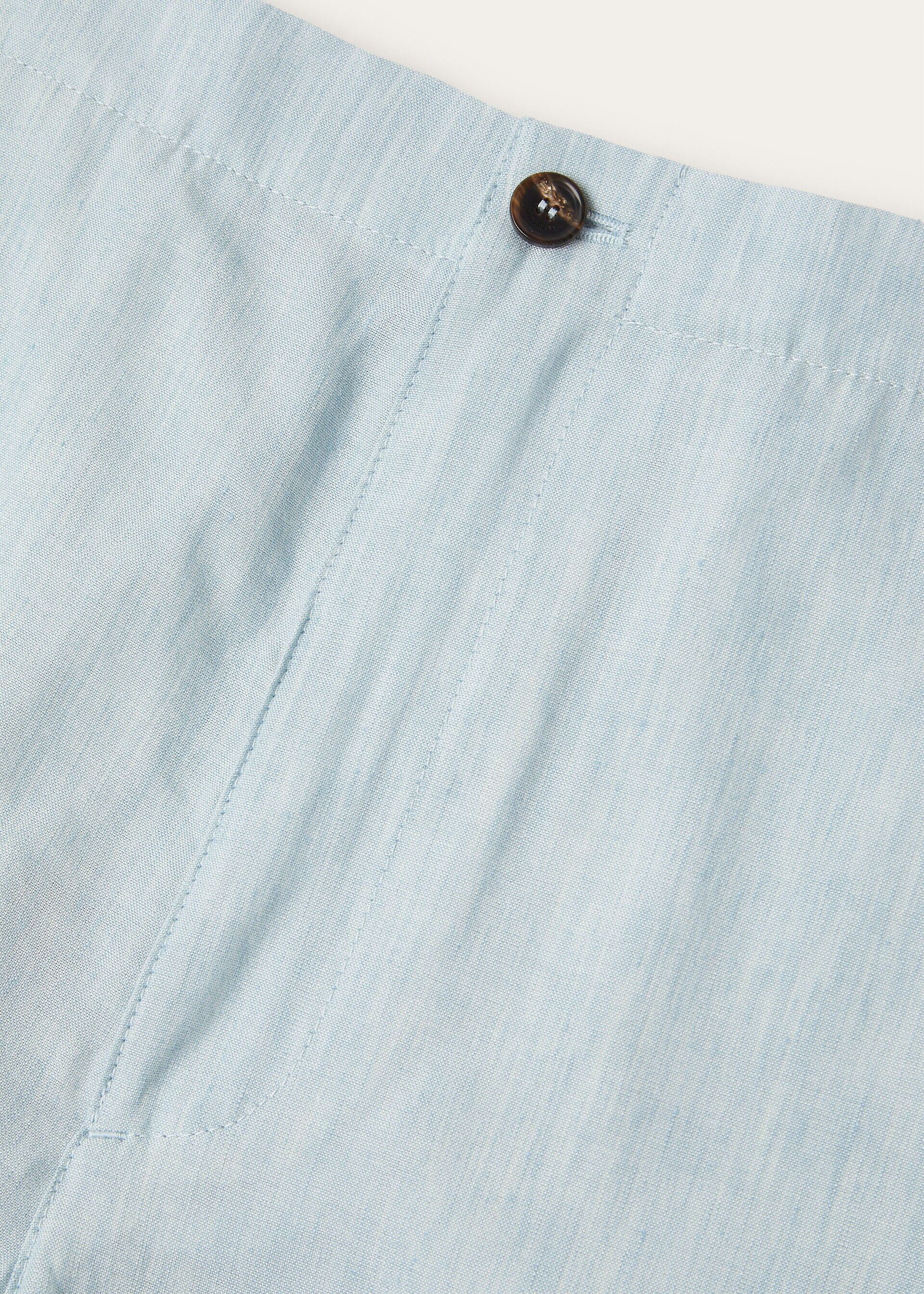 Loro Piana os11x0226 FAQ9781 Nolan Bermuda Short in Salt Bleached Blue Size US 32 / EU 48 - 7 Thumbnail