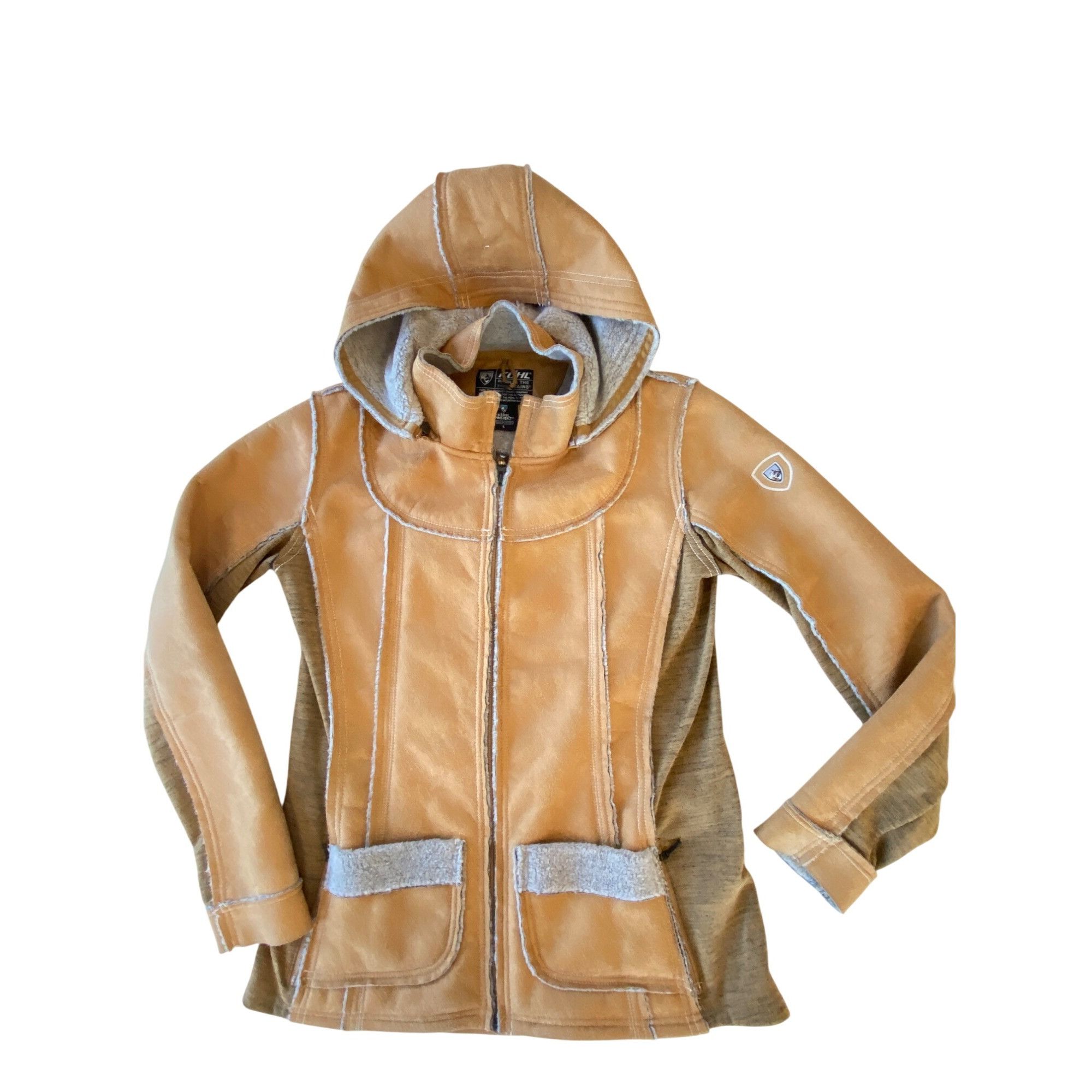 Kuhl NWT Kuhl Large Dani Sherpa Lined Jacket MSRP$299 Tan Size L / US 10 / IT 46 - 2 Thumbnail
