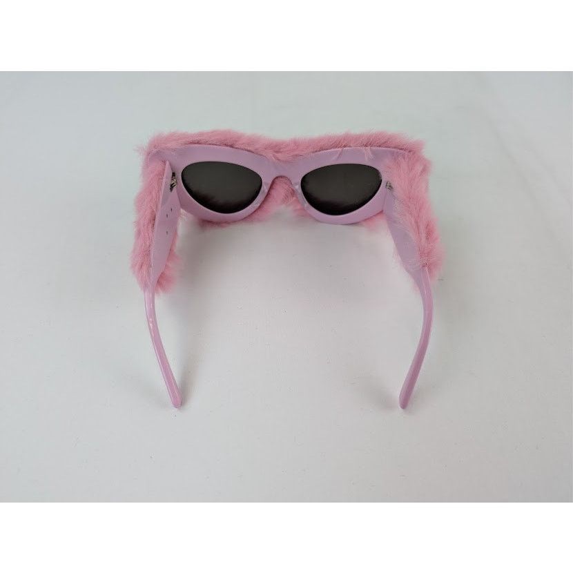 Balenciaga o1rshd1 Size: OS / Furry Sunglasses in Pink Size ONE SIZE - 8 Thumbnail