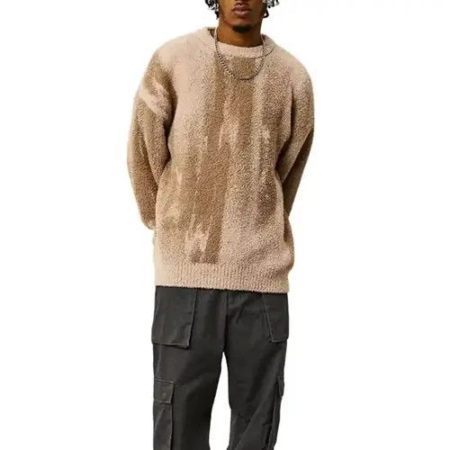 Aran Isles Knitwear Tie Dye Beige Knit Sweater Size US M / EU 48-50 / 2 - 1 Thumbnail
