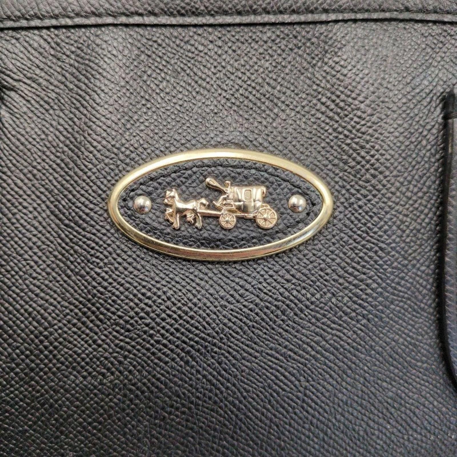 Coach Coach - Black Leather Handbag Size ONE SIZE - 6 Thumbnail
