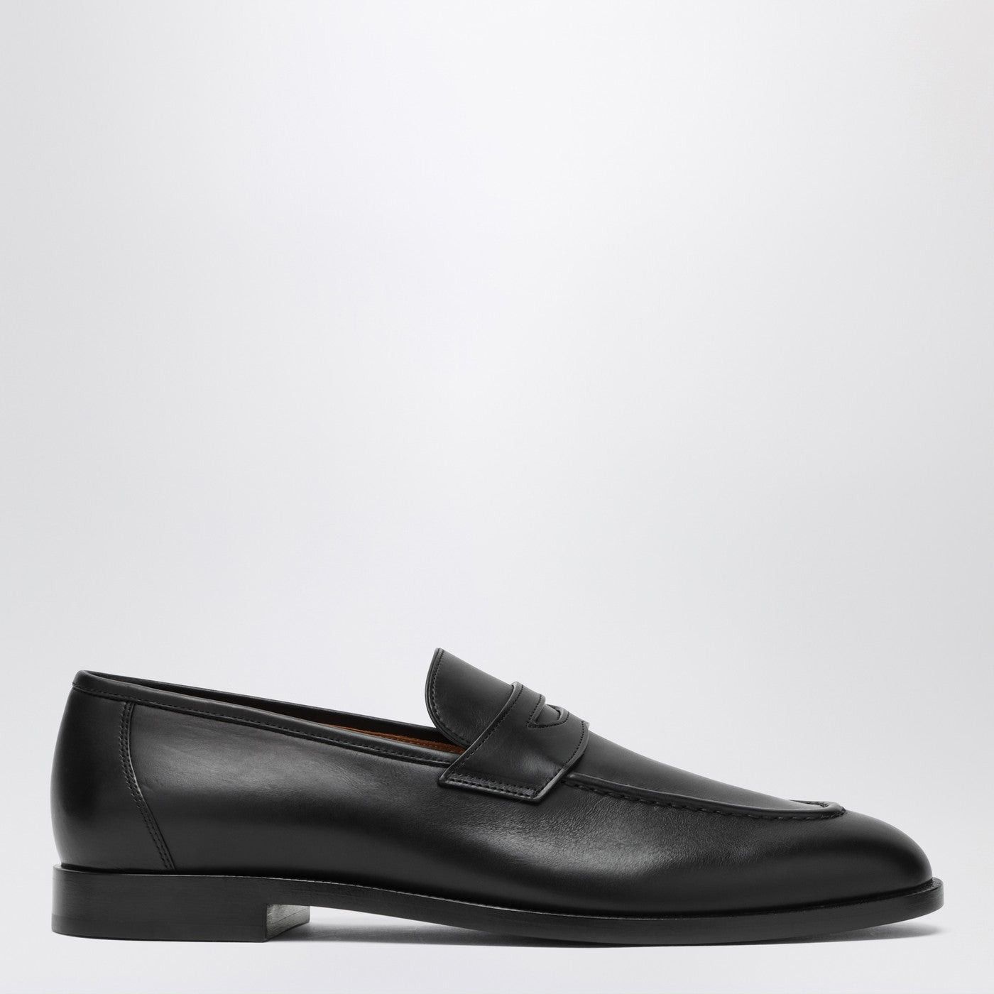 Loro Piana Loro Piana Sergio Black Loafers Size US 10 / IT 40 - 1 Thumbnail