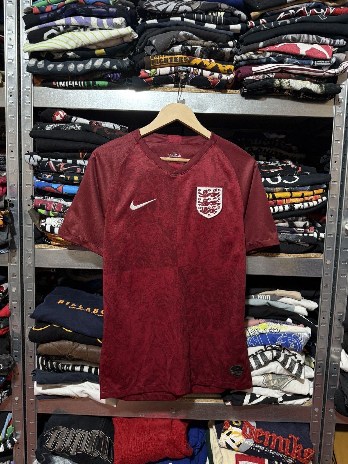 Nike Vintage Nike England 2019 Away Soccer Football Jersey Size US S / EU 44-46 / 1 - 1 Thumbnail