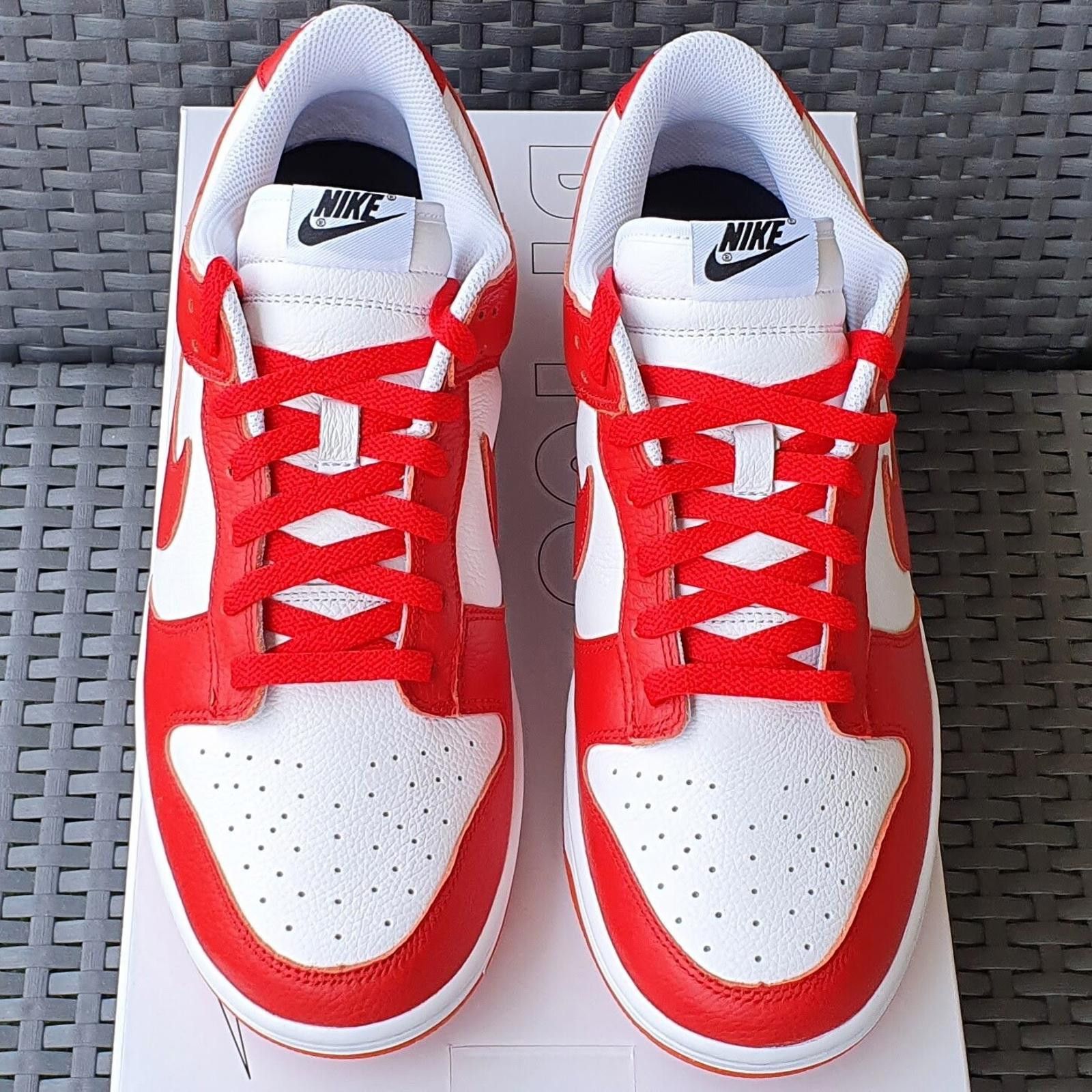 Nike Size 11.5 - Nike Dunk Low University Red / Orange Outsole Size US 11.5 / EU 44-45 - 4 Thumbnail