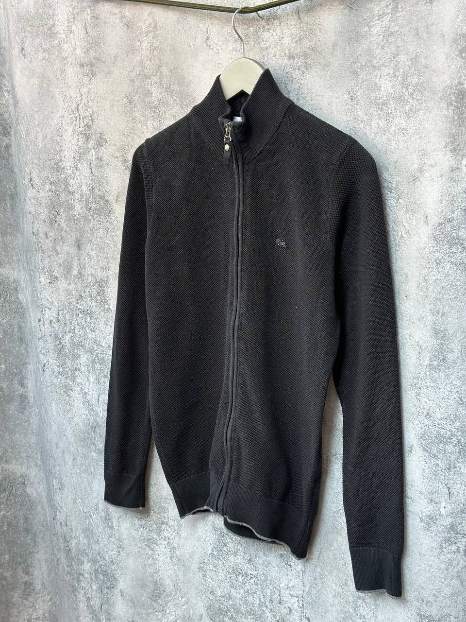 Lacoste Lacoste Full Zip Sweater Waffle Knit France Vintage 90s Size US S / EU 44-46 / 1 - 1 Thumbnail