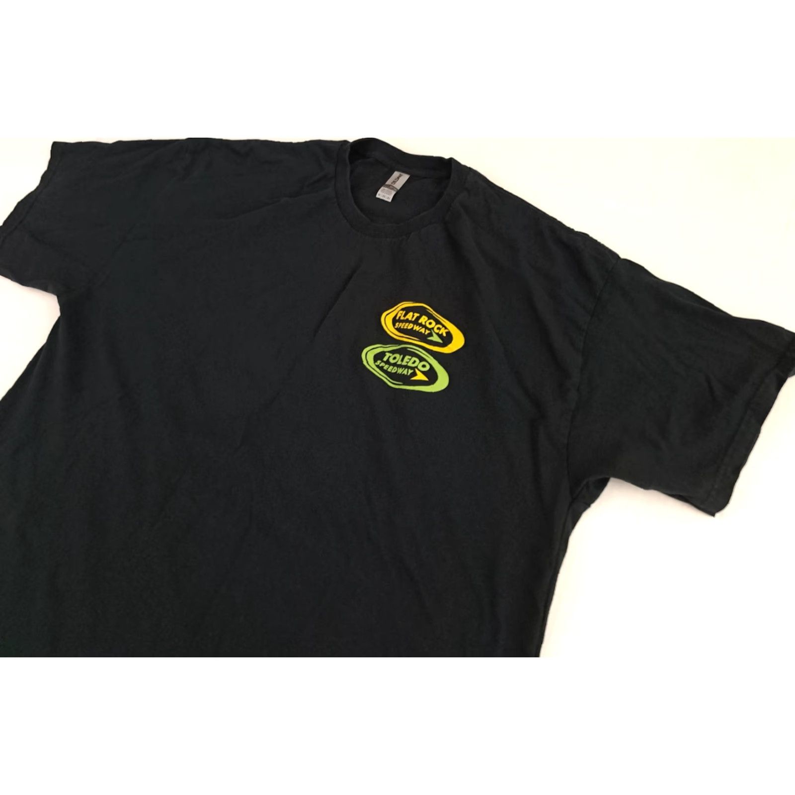 Gildan VINTAGE Gildan T-Shirt Black Cotton Short Sleeve Crew Neck 2XL Bus Rider Fifure 8 School Bus Race 2010-2019 Unisex Adults Summer Spring Children's? Size US XXL / EU 58 / 5 - 4 Thumbnail
