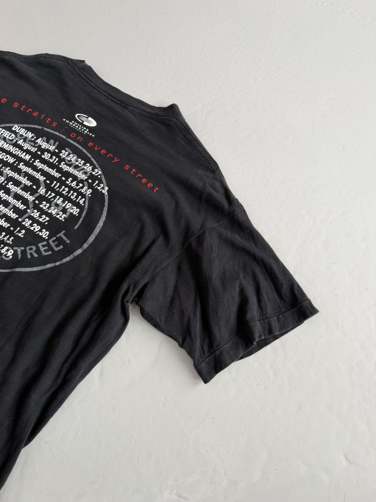 Vintage Vintage 1992 Dire Straits on every street tour tee Size US XL / EU 56 / 4 - 11 Thumbnail