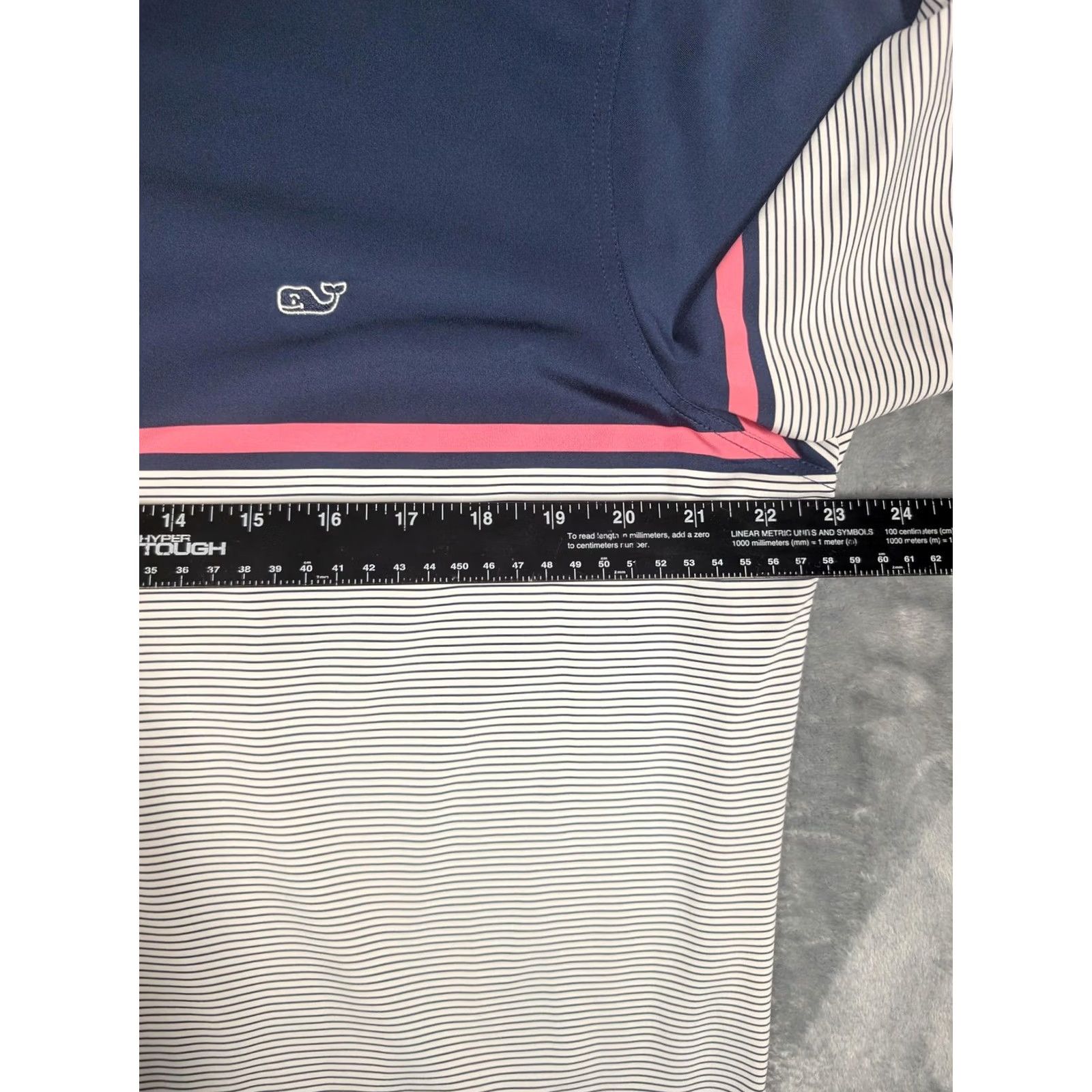 Vineyard Vines Vineyard Vines Polo Shirt Mens L Blue Stripe Tatanka GC Golf Stretch Size US L / EU 52-54 / 3 - 3 Thumbnail